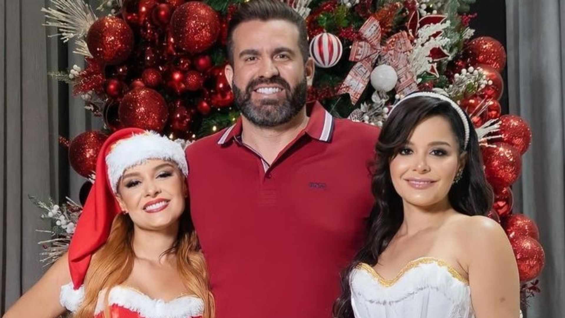 Reatou? Maraisa aparece com seu noivo no Natal em família