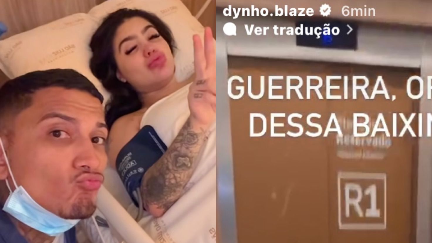 Dynho Alves mostra MC Mirella após parto de Serena: ‘Sofreu demais’