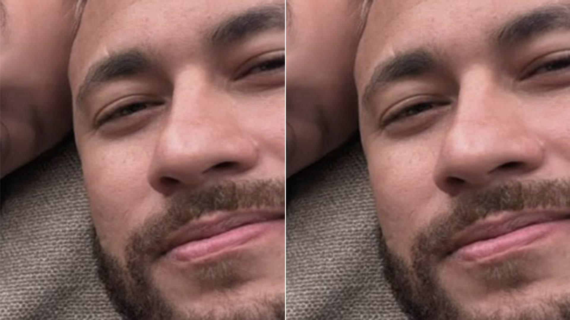 Neymar Jr reencontra o filho mais velho e exibe selfie