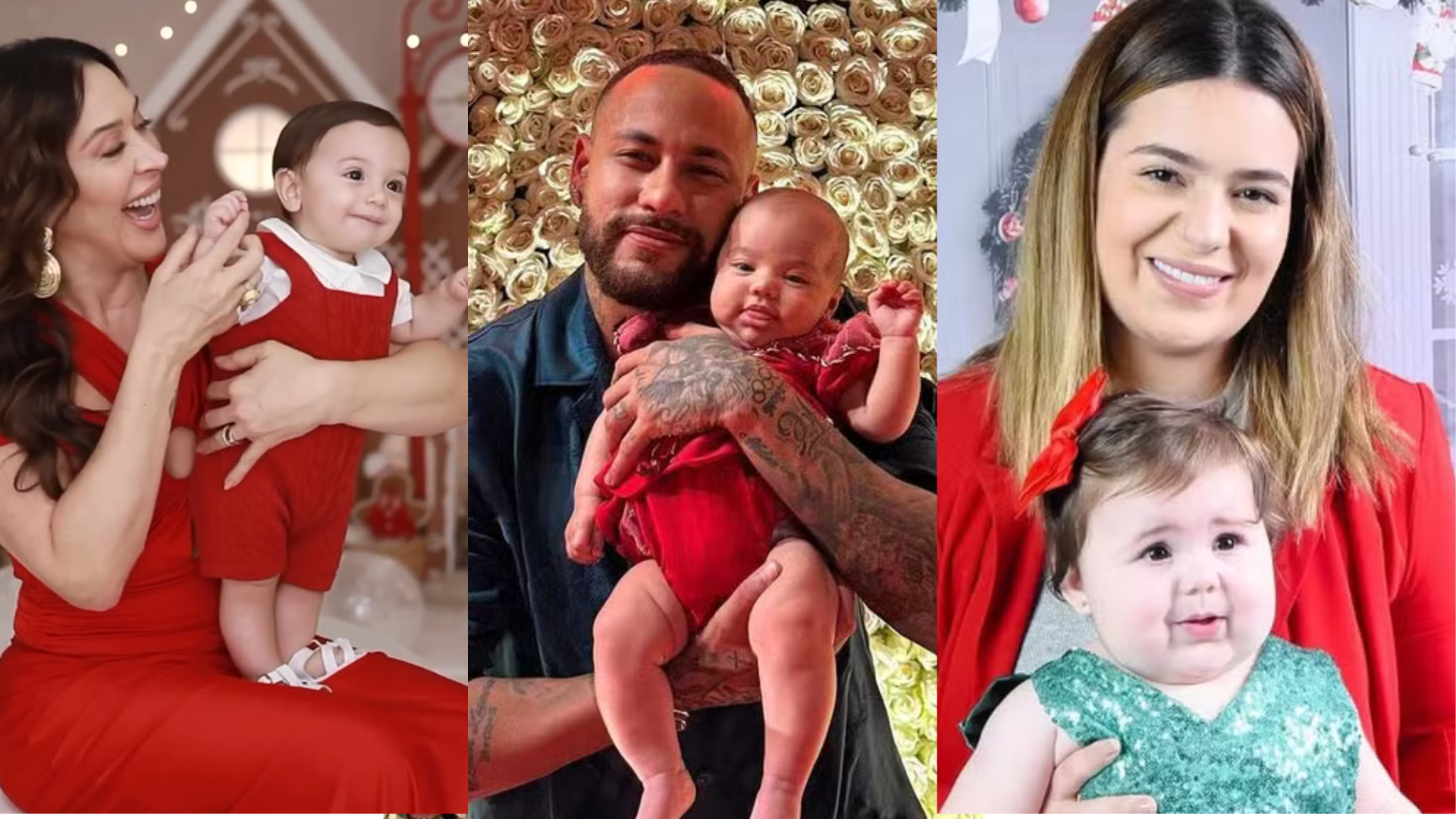 Nova geração! Confira como foi o primeiro Natal dos herdeiros dos famosos