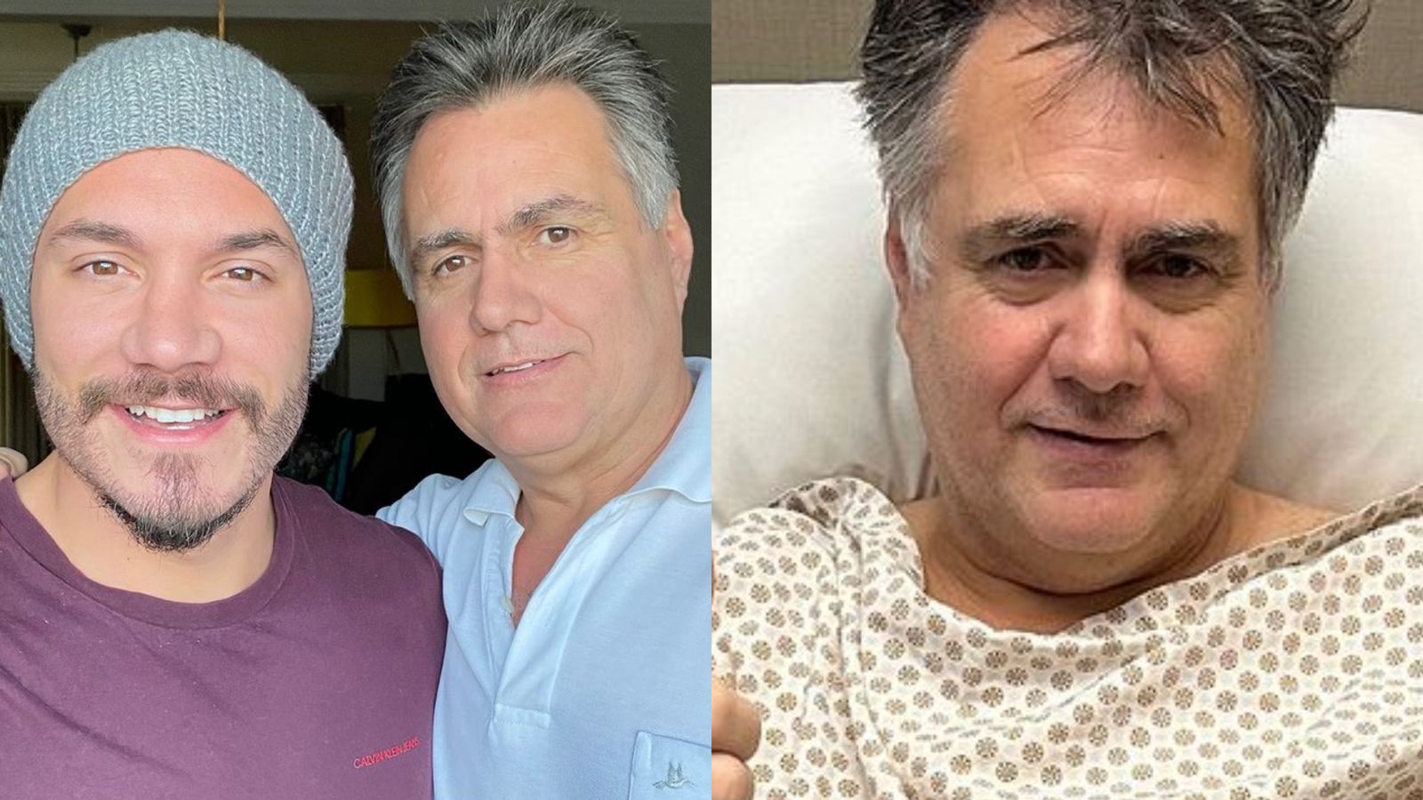 Eliezer desabafa após cirurgia de remoção de tumor do pai: “Não consigo”