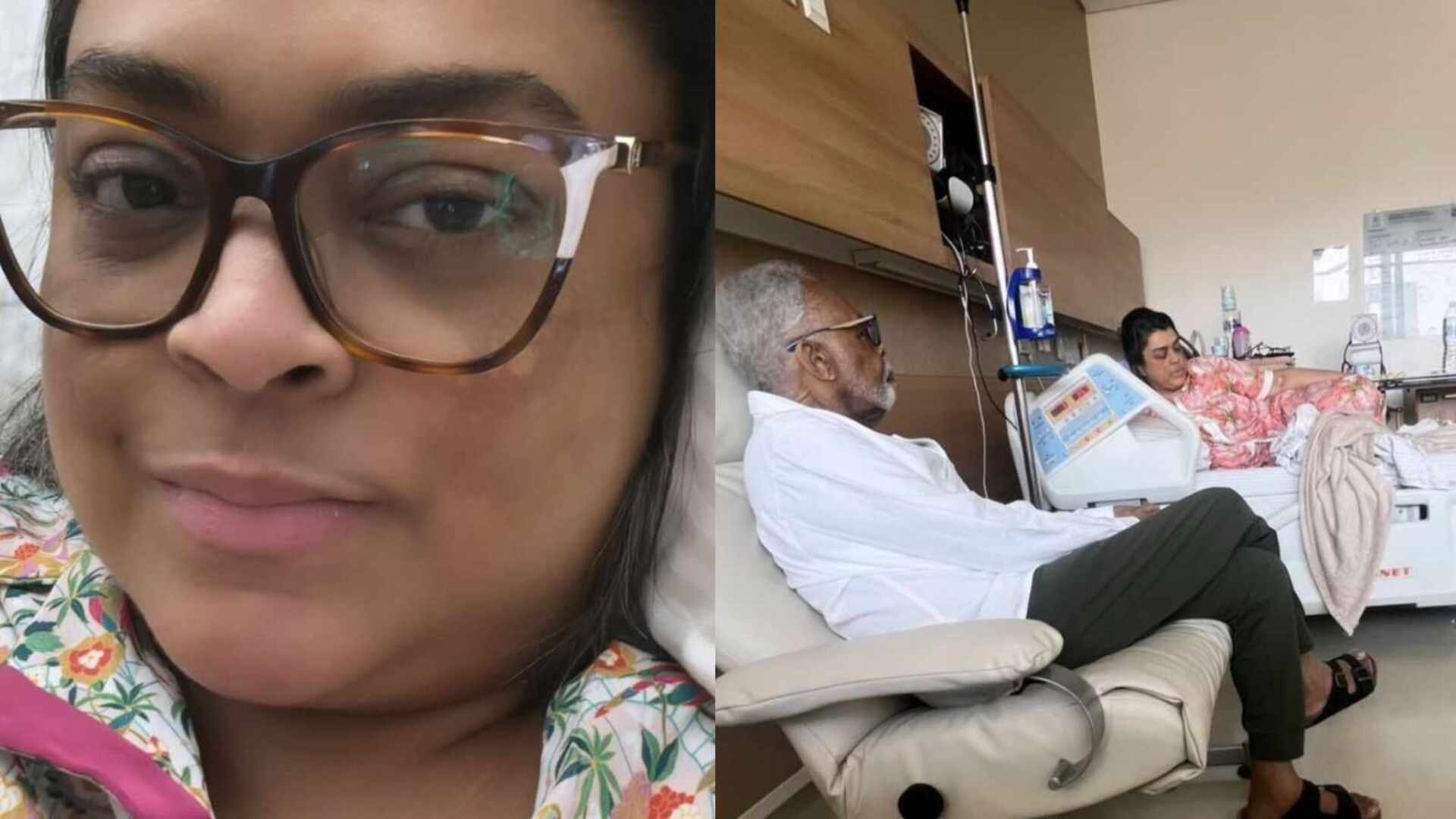 Preta Gil recebe visita de Gilberto Gil no hospital e atualiza seu estado