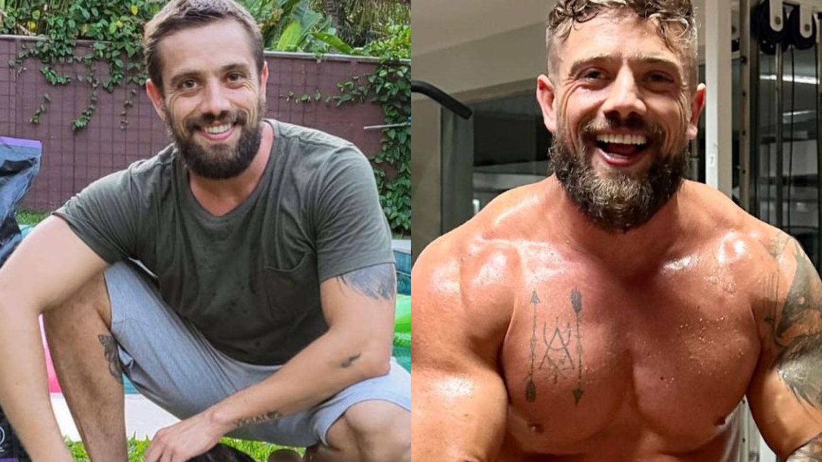 Rafael Cardoso choca ao surgir transformado com corpo musculoso: ‘Gigante’