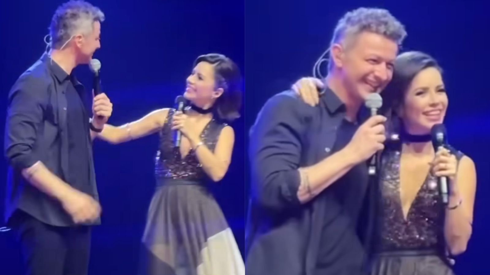 Sandy dá show de maturidade ao receber Lucas Lima no palco: ‘Se acostumem’