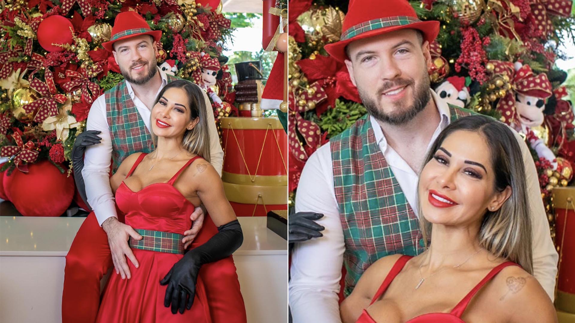 Gravidez? Thiago Nigro coloca a mão na barriga de Maíra Cardi e levanta rumor