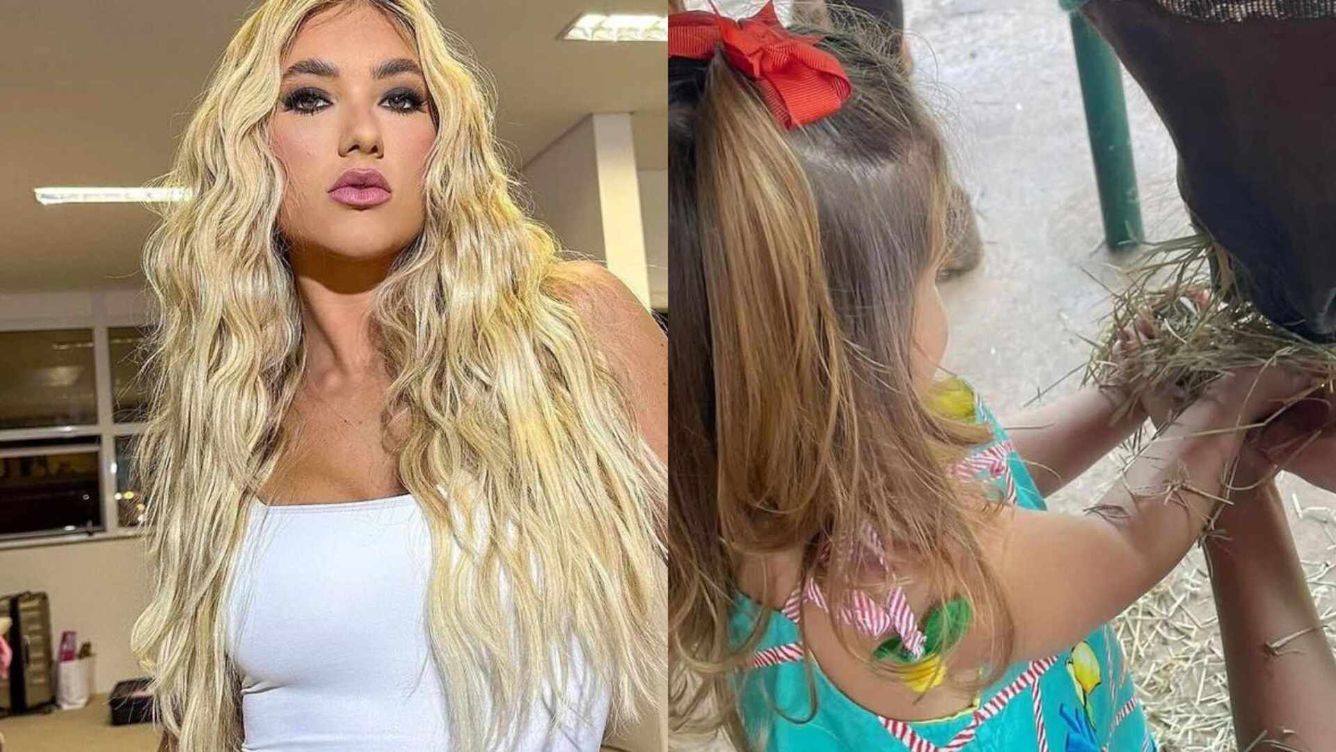 Ela cresceu! Virginia Fonseca encanta ao exibir filha brincando com cavalo