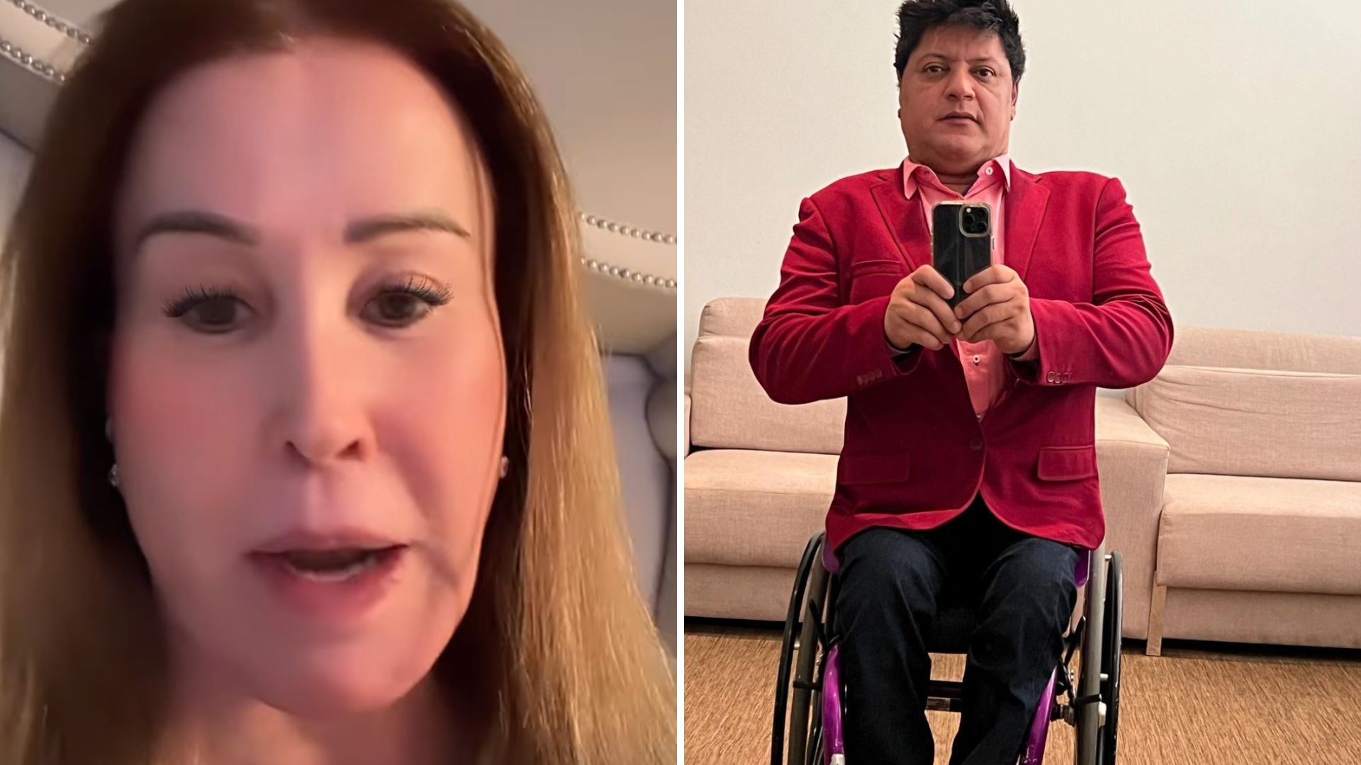 E agora? Zilu Camargo e irmão de Zezé di Camargo lavam roupa suja em público