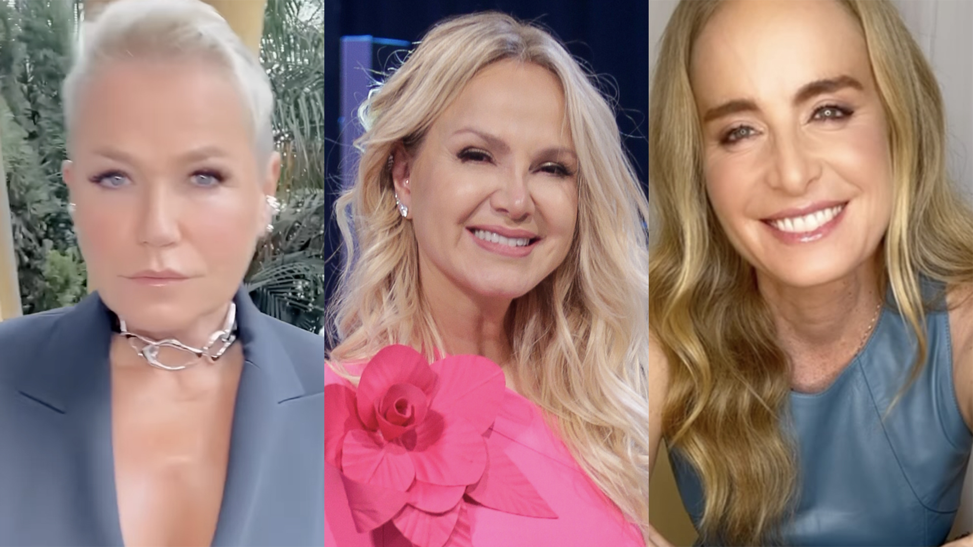Xuxa e Angélica mandam recados para Eliana no SBT: ‘Você é incrível’