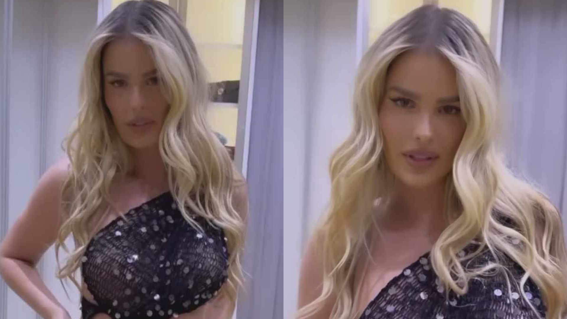 Yasmin Brunet eleva a temperatura com vestido ousado: “Sereia”