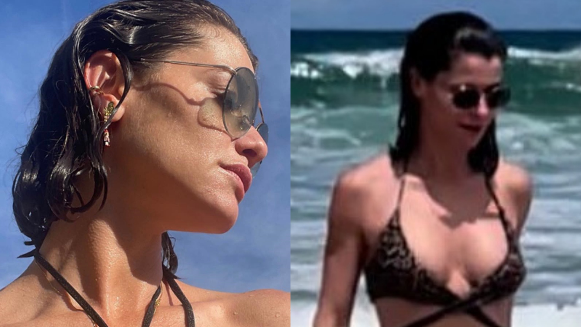 Alinne Moraes impressiona ao exibir corpaço em cliques de biquíni: “Uma deusa”