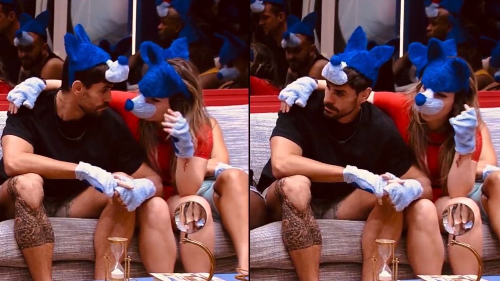 BBB 23: Amanda e Cara de Sapato protagonizam cena fofa com direito a beijinho