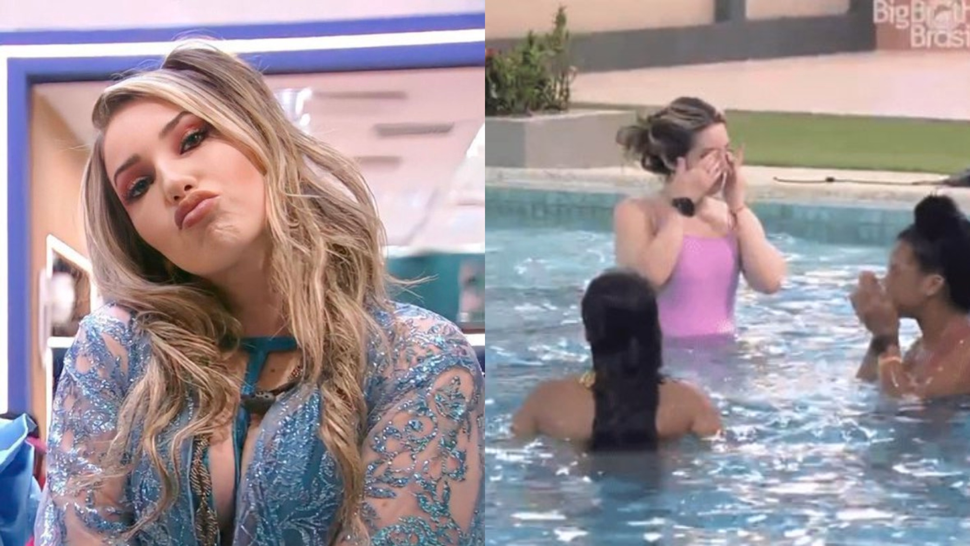 BBB23: Amanda Meirelles deixa escapar tatuagem íntima e fica envergonhada