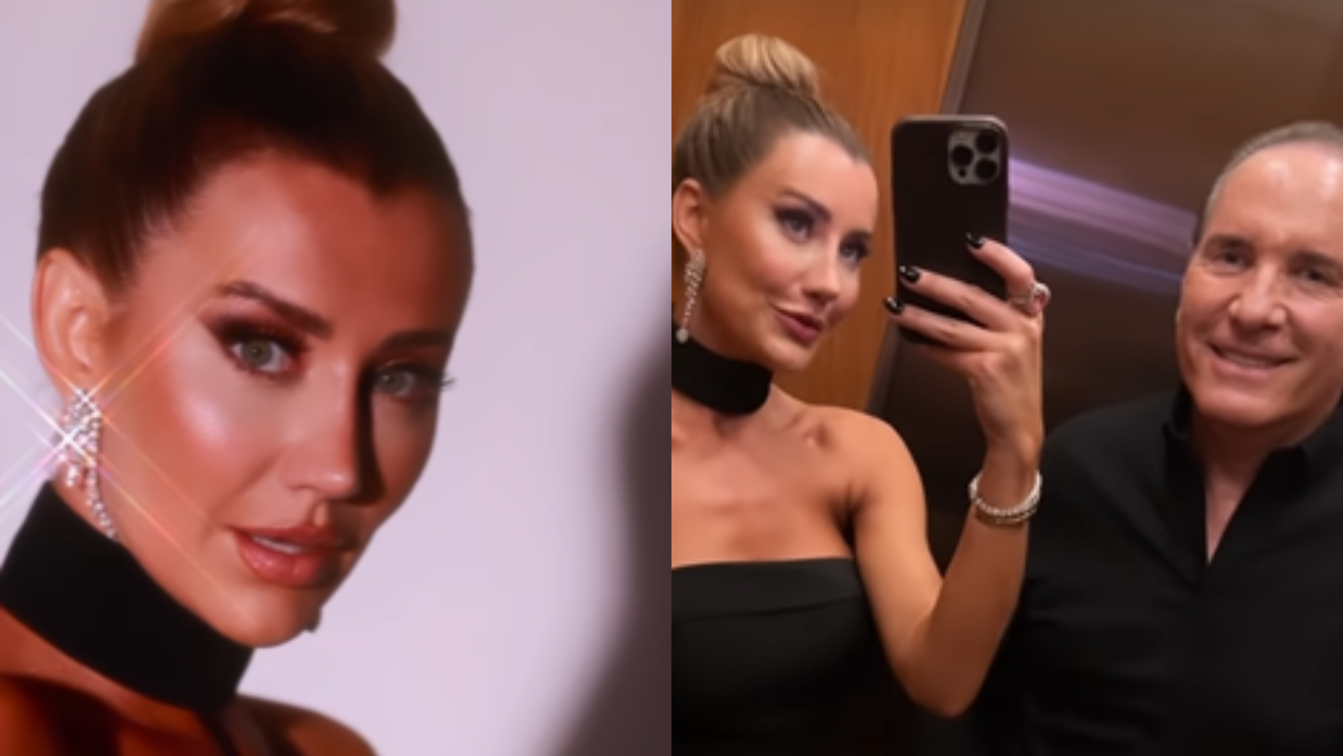 Ana Paula Siebert mostra comemoração de aniversário ao lado de Roberto Justus