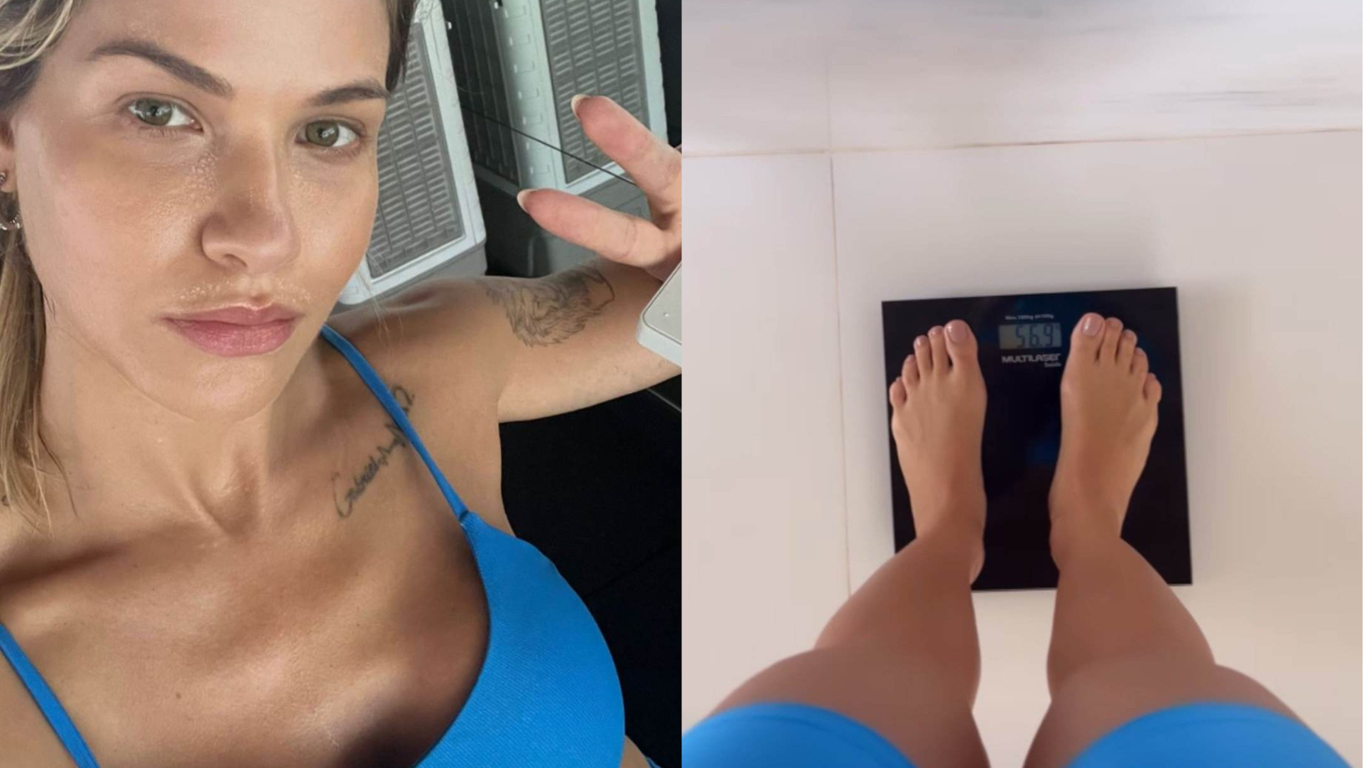 Tudo isso? Andressa Suita sobe na balança e revela o seu peso atual