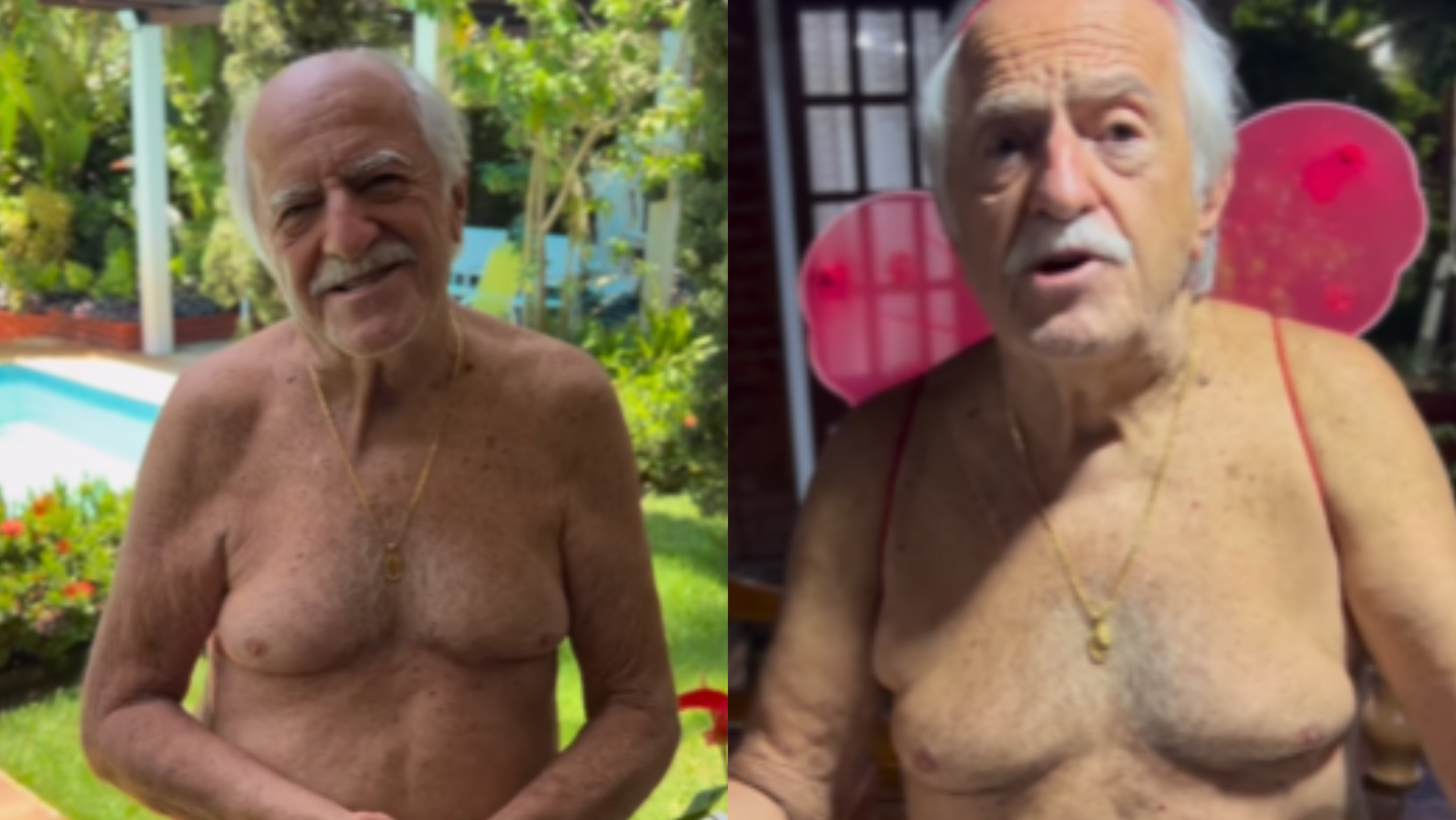 Aos 90 anos, Ary Fontoura diverte fãs com fantasia para o Carnaval: ”Fiquei muito sensual”