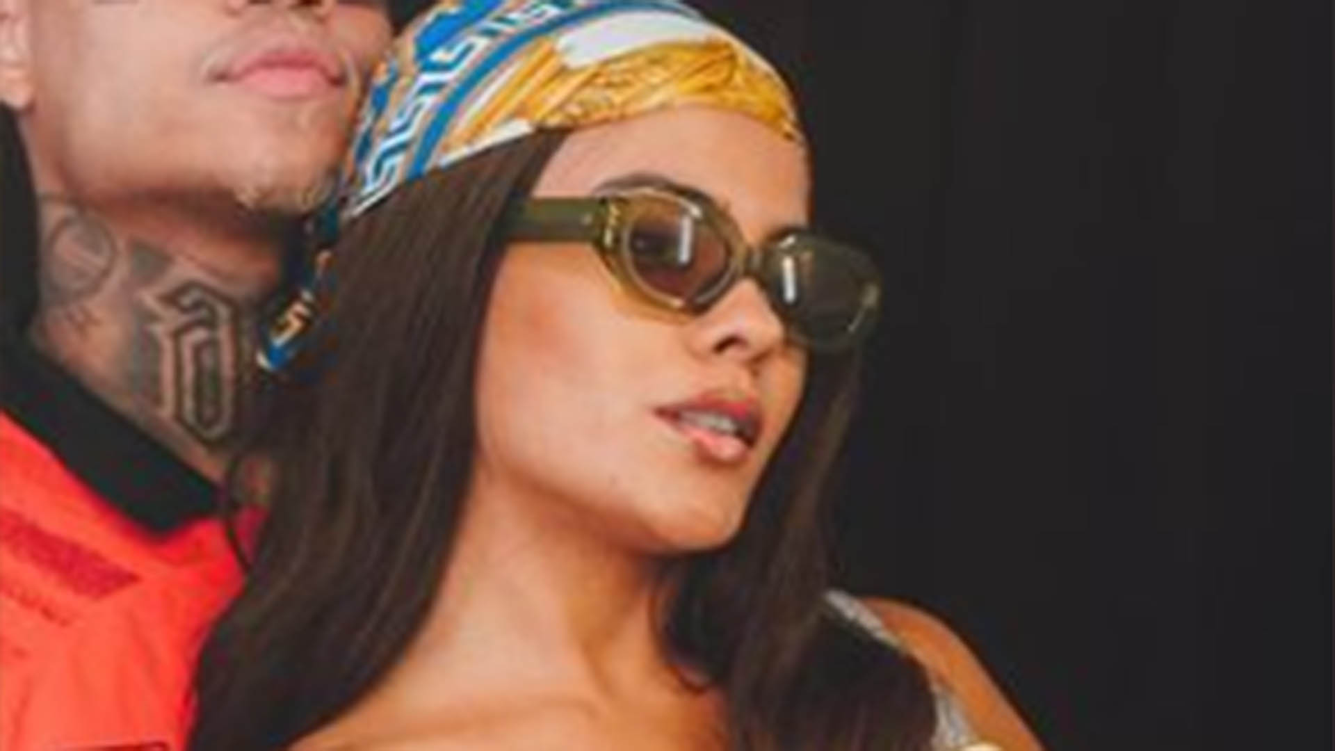 Bella Campos surge radiante em nova foto com o namorado, MC Cabelinho