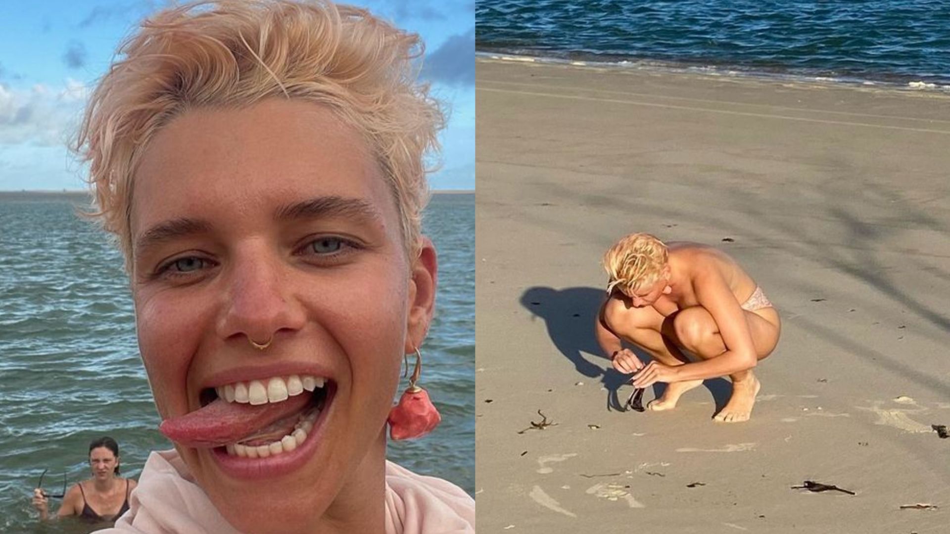 Seminua, Bruna Linzmeyer faz topless em dia de praia e fãs vão à loucura: “Zero defeitos!”
