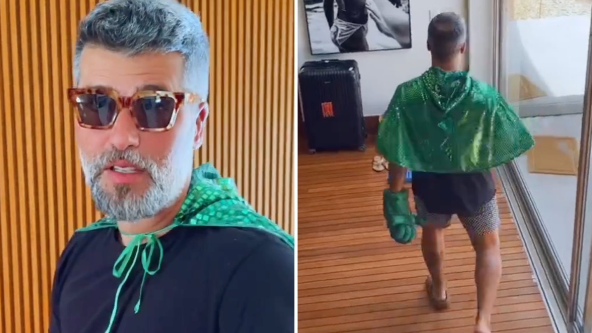 Bruno Gagliasso arma surpresa para o filho e encanta Ewbank: “Olha só”
