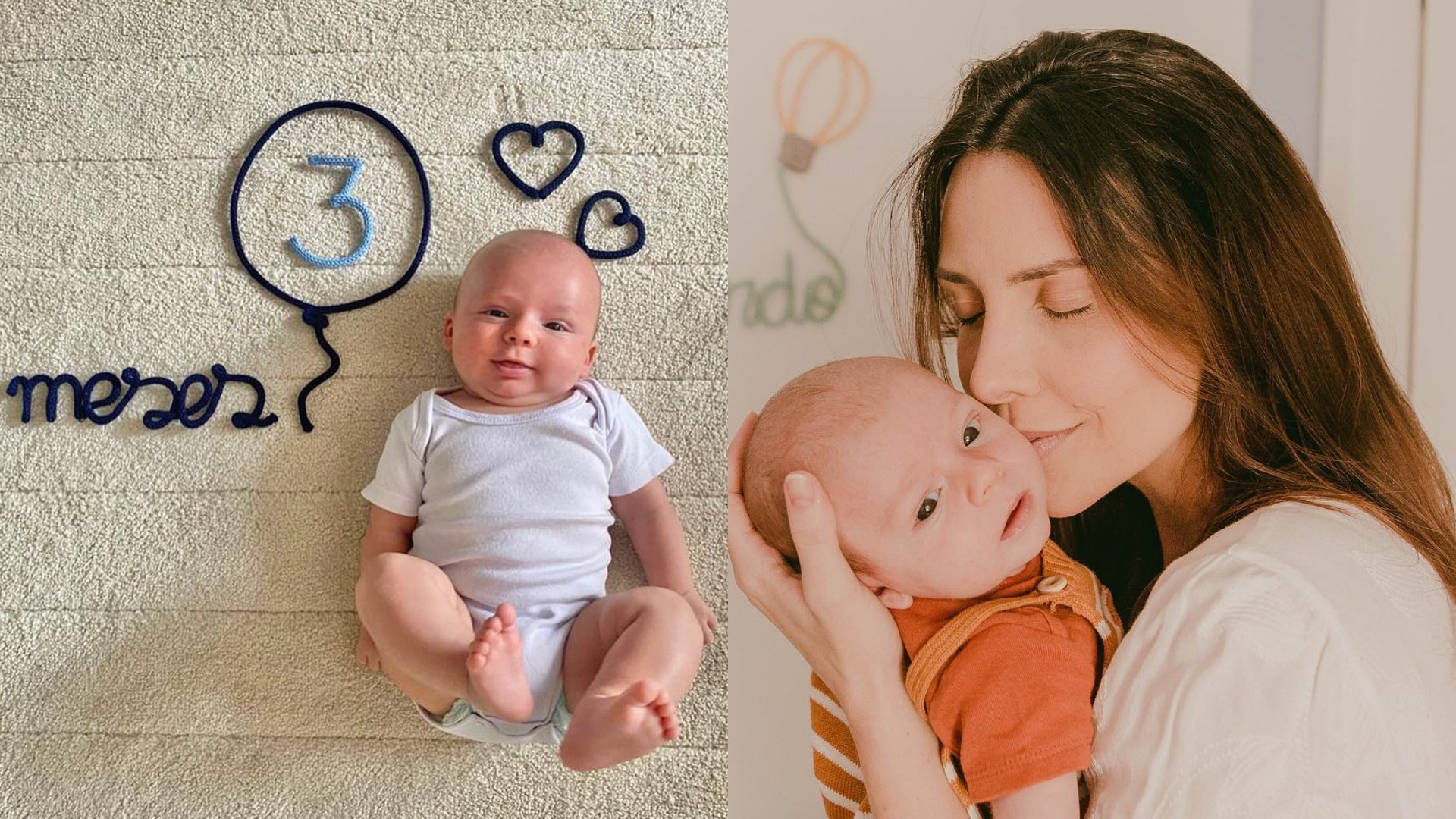 Camila Rodrigues encanta ao comemorar o terceiro mês do filho: “Muitas coisas mudaram”
