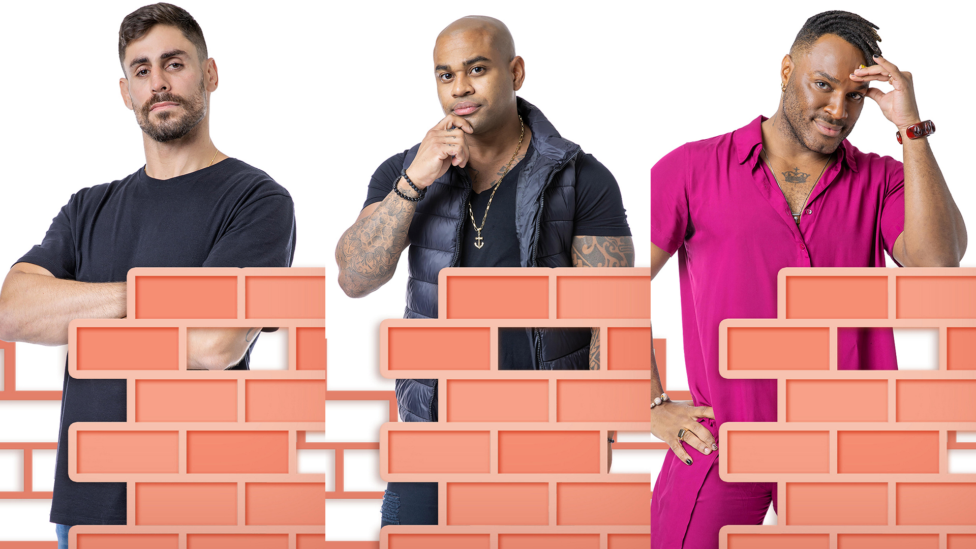 BBB 23: Cara de Sapato, Cezar Black e Fred Nicácio disputam o sétimo paredão