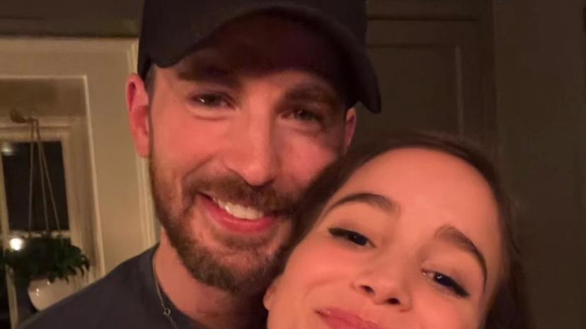 Chris Evans celebra Valentine’s Day com namorada luso-brasileira