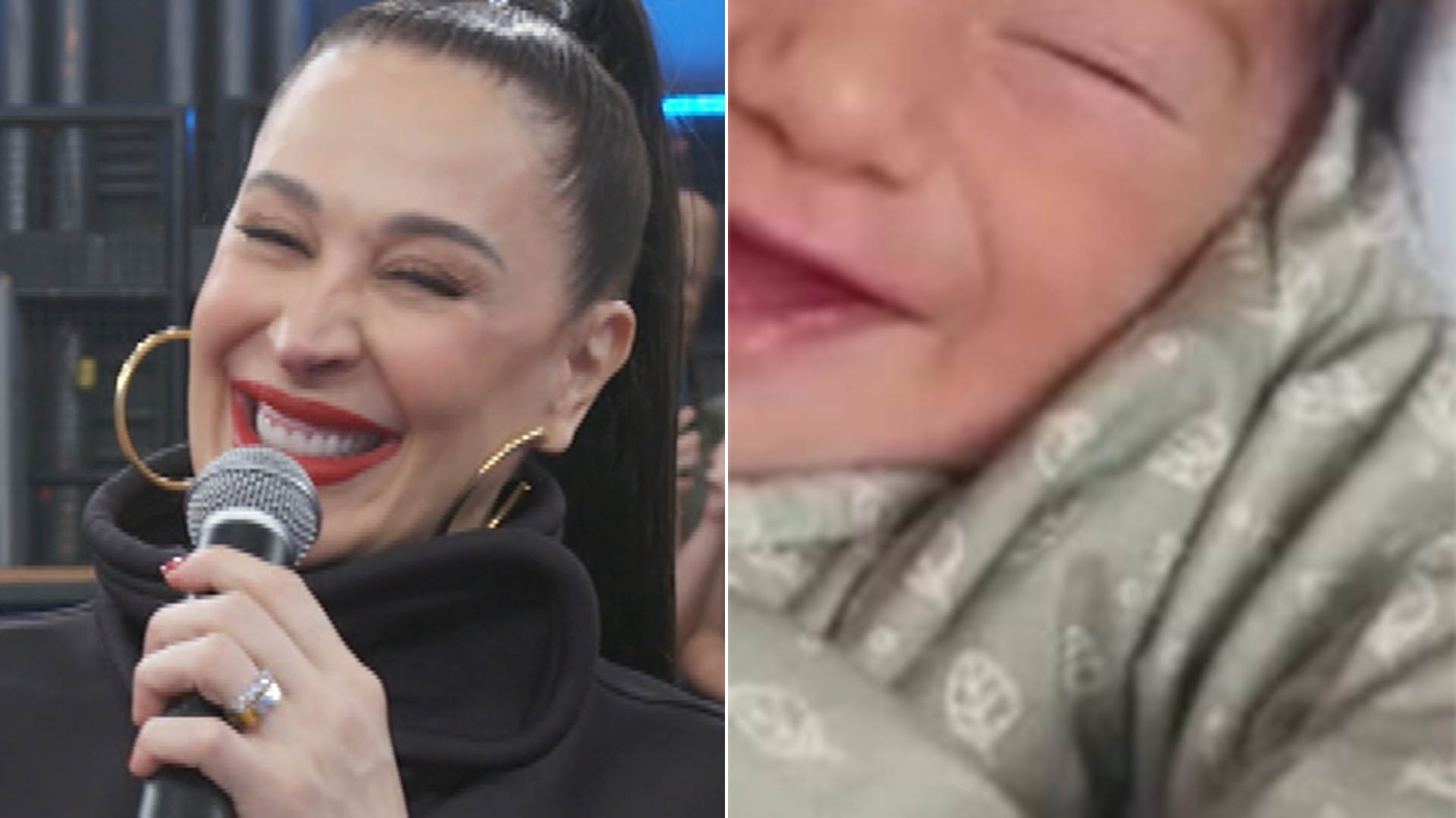 Filho caçula de Claudia Raia dá sorriso em nova foto e a mãe diz: ‘É feliz!’
