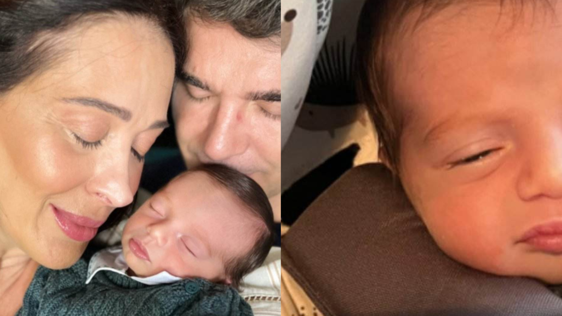 Claudia Raia impressiona com novas fotos belíssimas do filho recém-nascido: ”Bico gostoso”