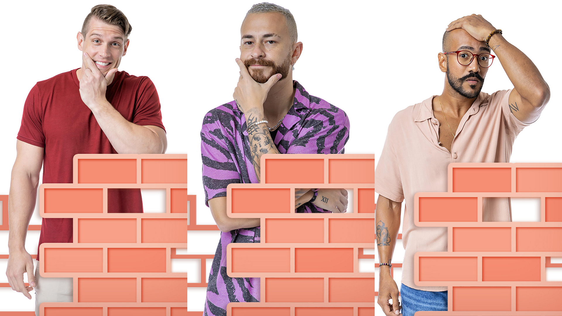 BBB 23: Cristian, Fred e Ricardo disputam o quinto paredão