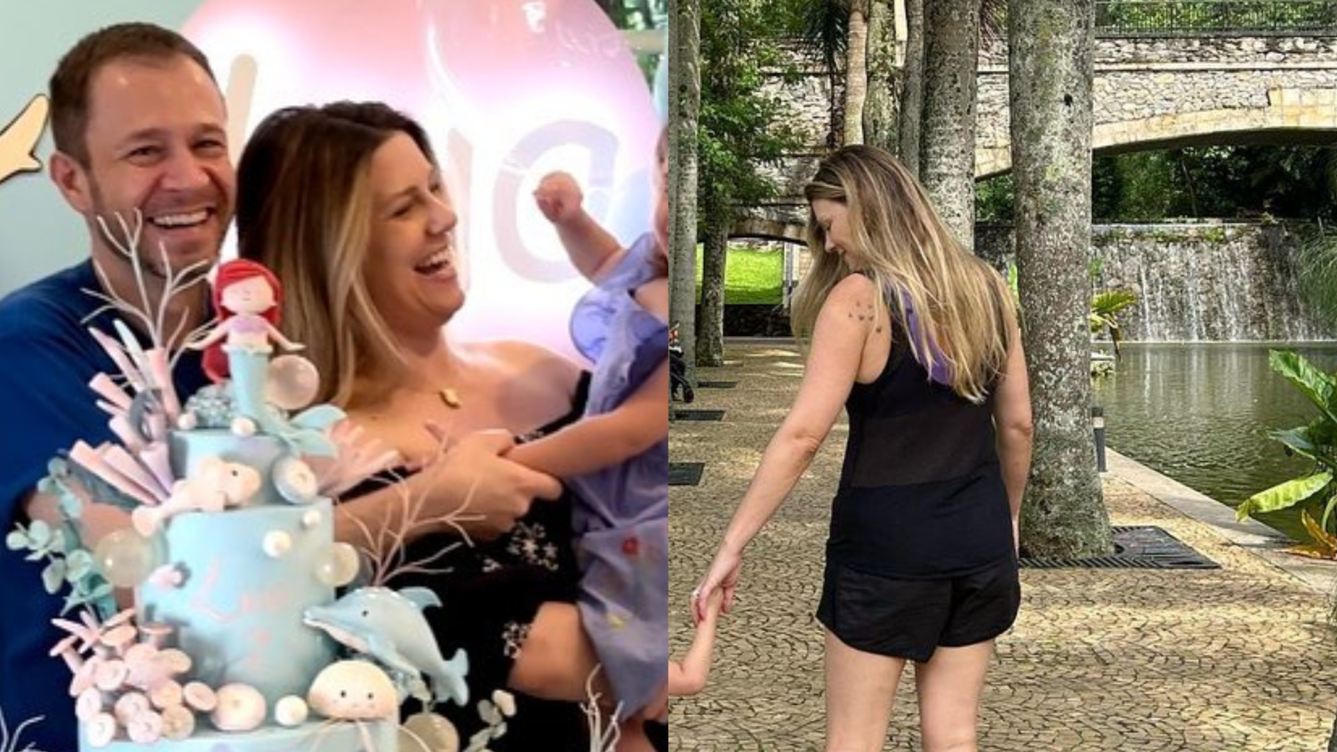 Daiana Garbin encanta ao mostrar momento fofo ao lado da filha com Tiago Leifert: ”Como cresceu”