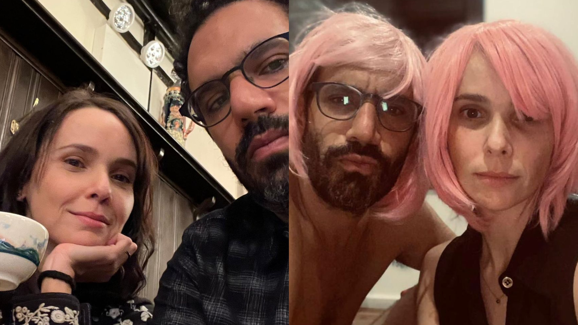 Marido de Débora Falabella se declara e mostra quando se conheceram: ”Meu amor”
