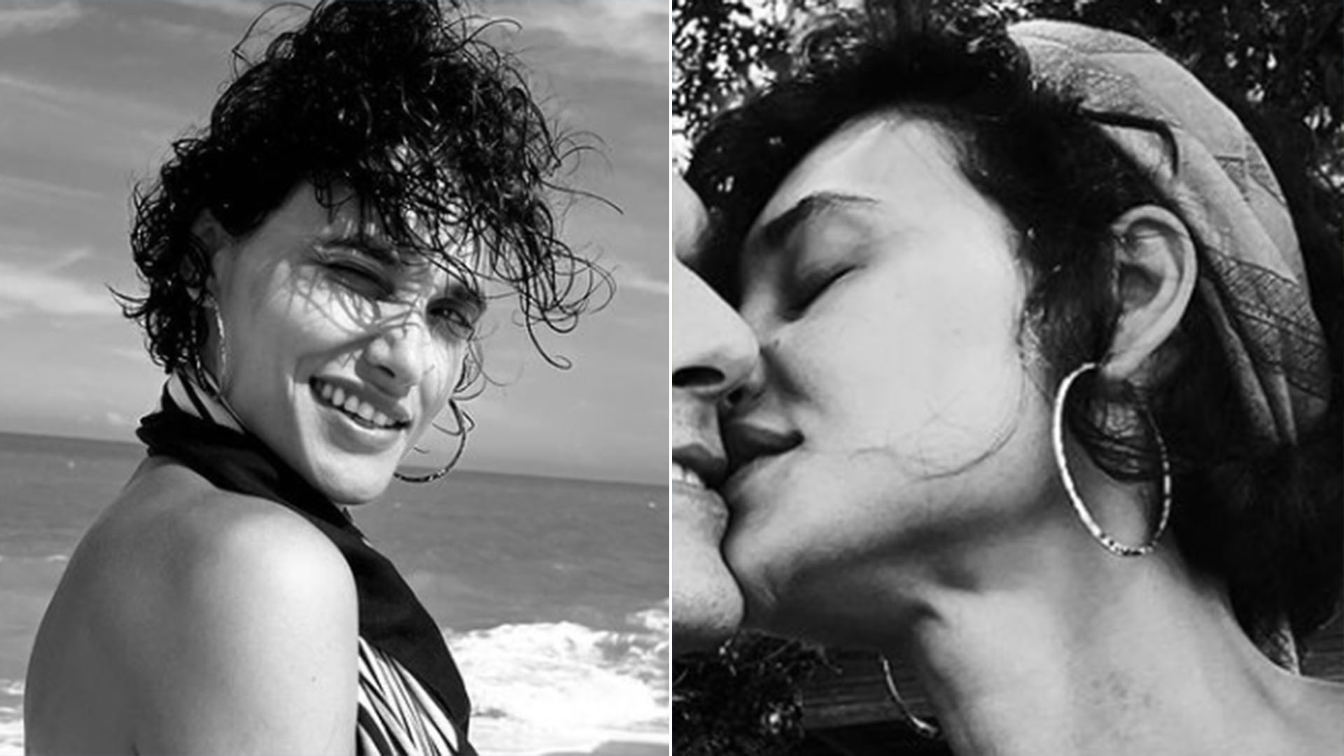 Débora Nascimento surge aos beijos com o namorado bonitão