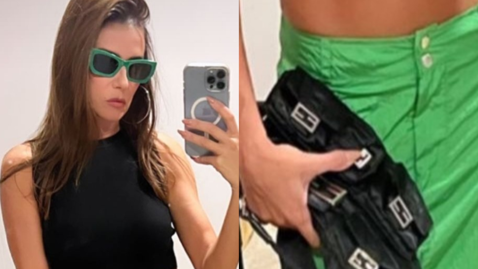 Que look é esse? Deborah Secco deixa barriga toda de fora em combinação diferente