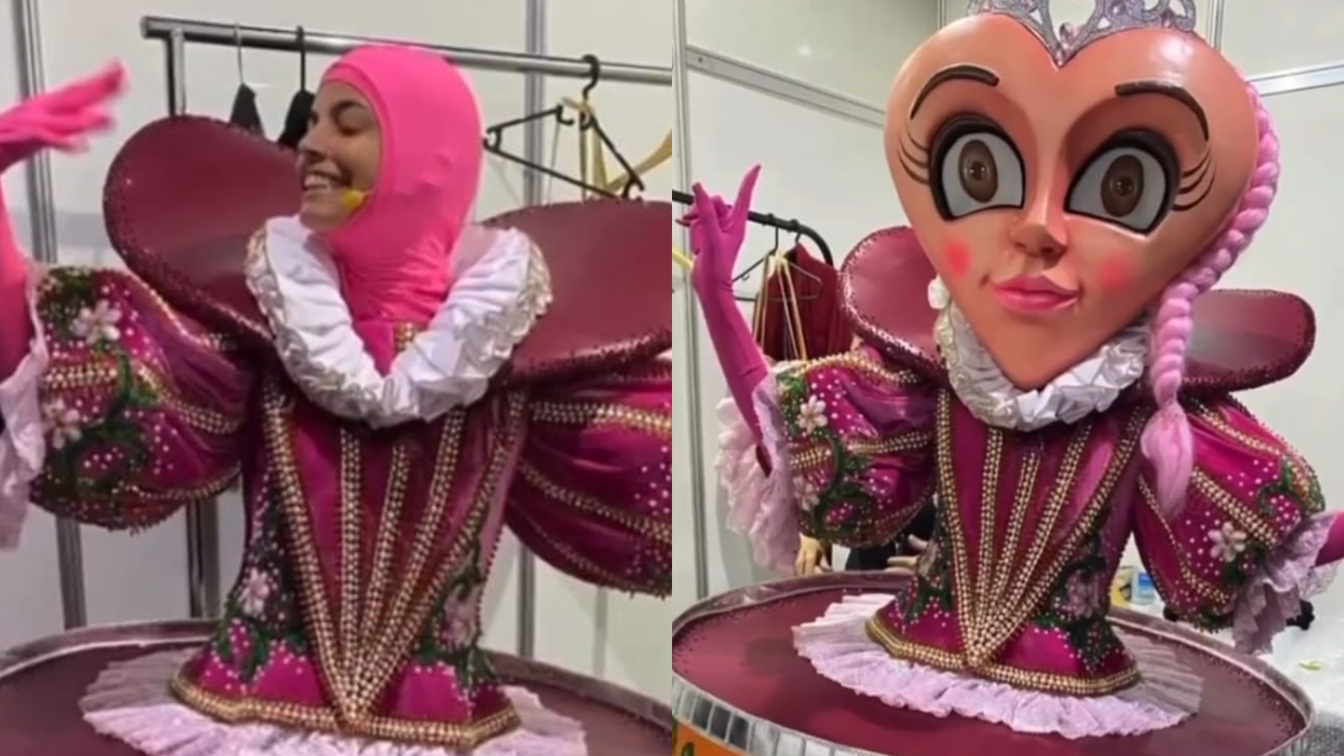 Desmascarada, Emanuelle Araújo mostra bastidores do The Masked Singer: “Experiência maravilhosa”