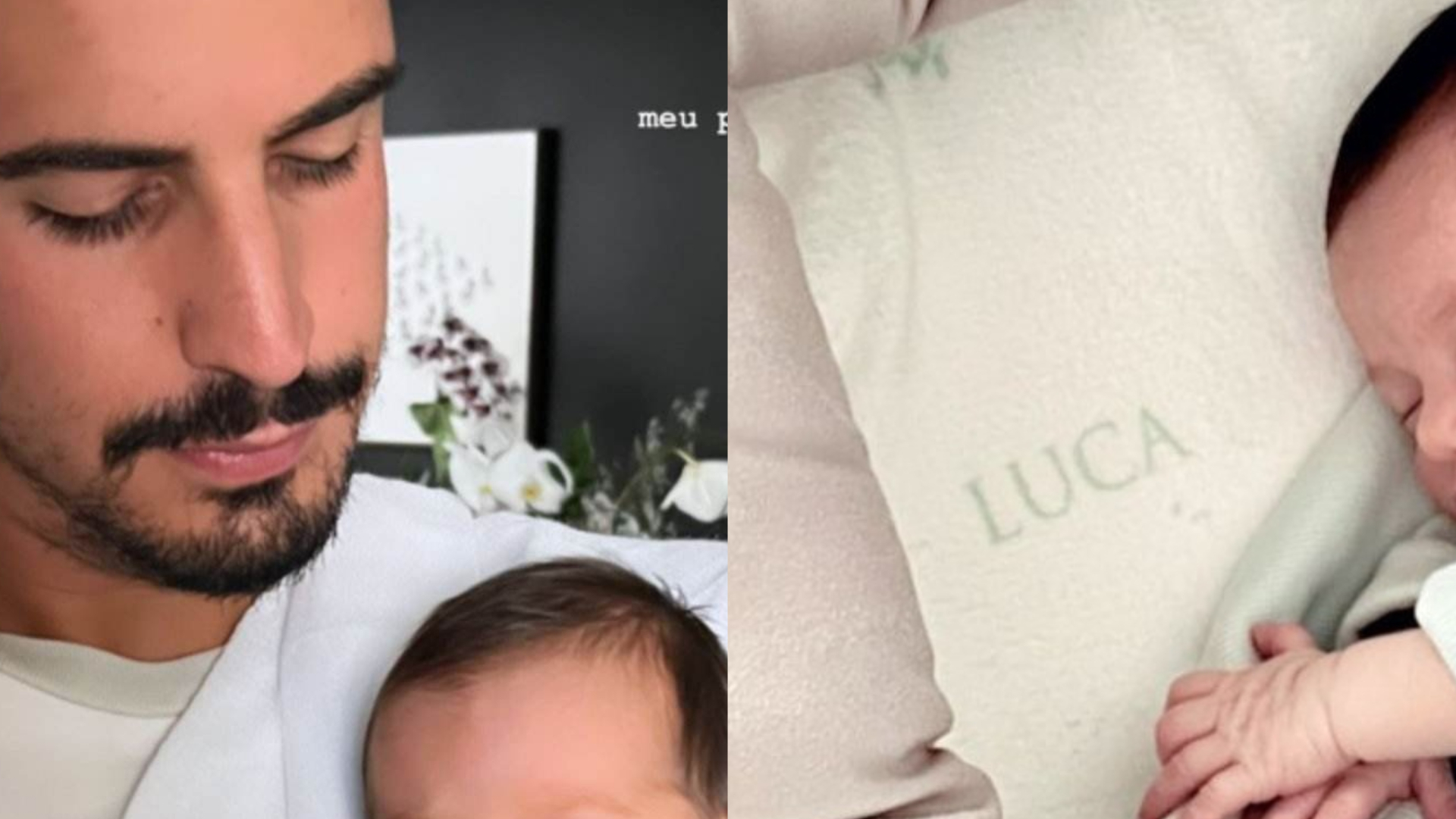 Enzo Celulari encanta ao flagrar o irmão dormindo em cobertor personalizado