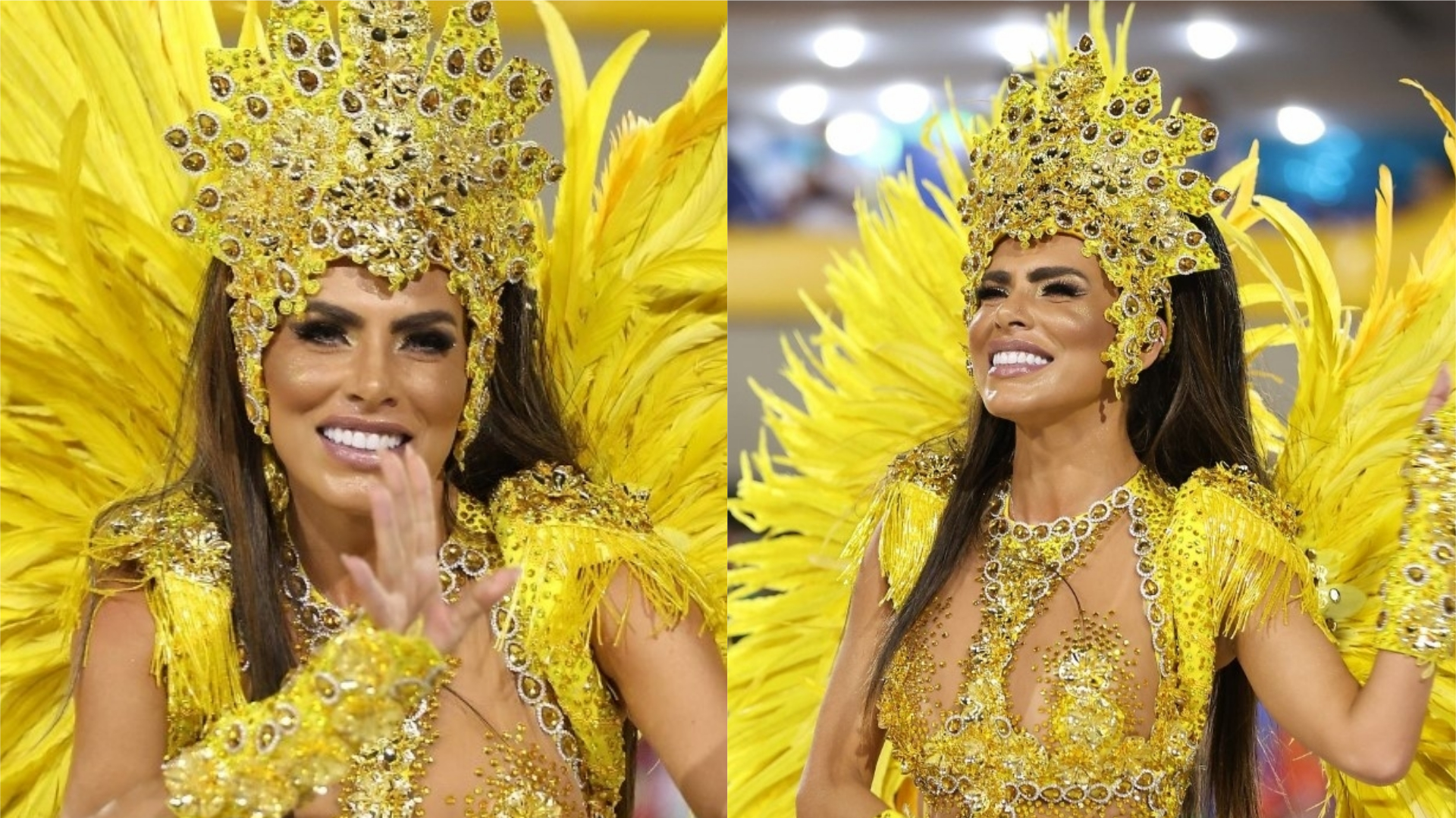 Erika Schneider estreia em desfile e revela perrengue em aeroporto: “Sem fantasia”