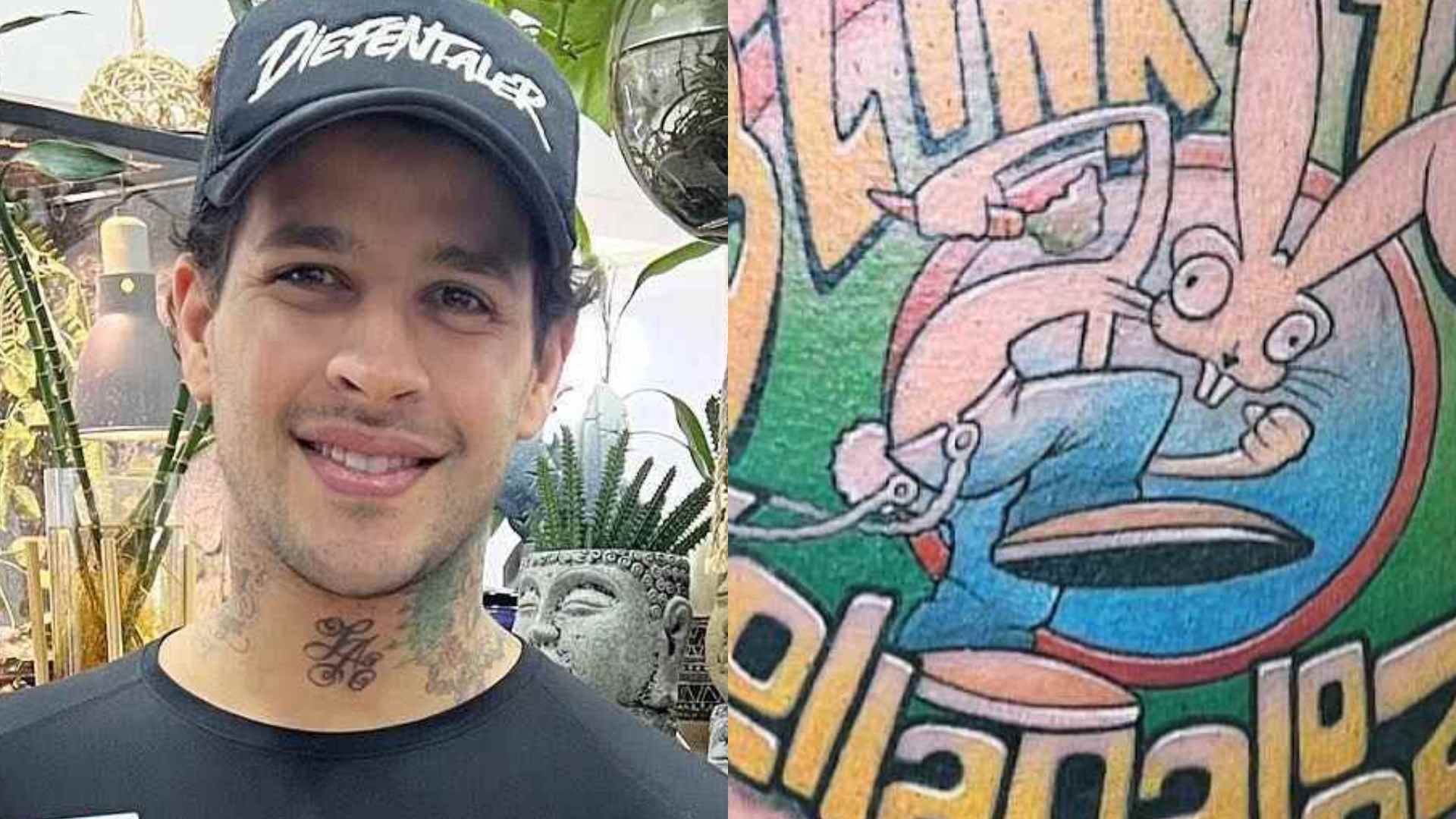 Após fazer tatuagem, ex-BBB Rafinha desabafa ao descobrir cancelamento do show da banda Blink-182