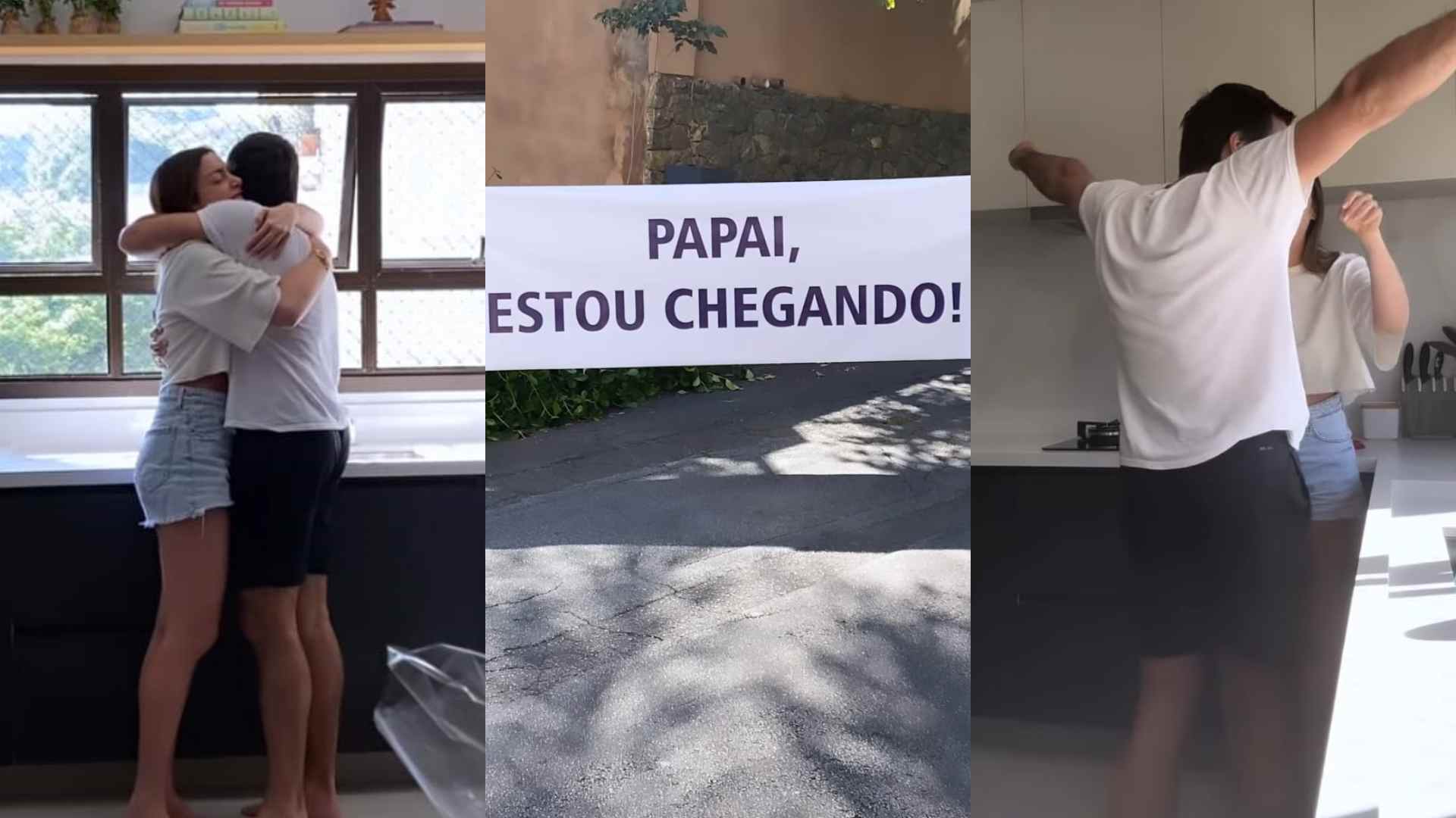 Fabiana Justus mostra reação do marido ao descobrir gravidez