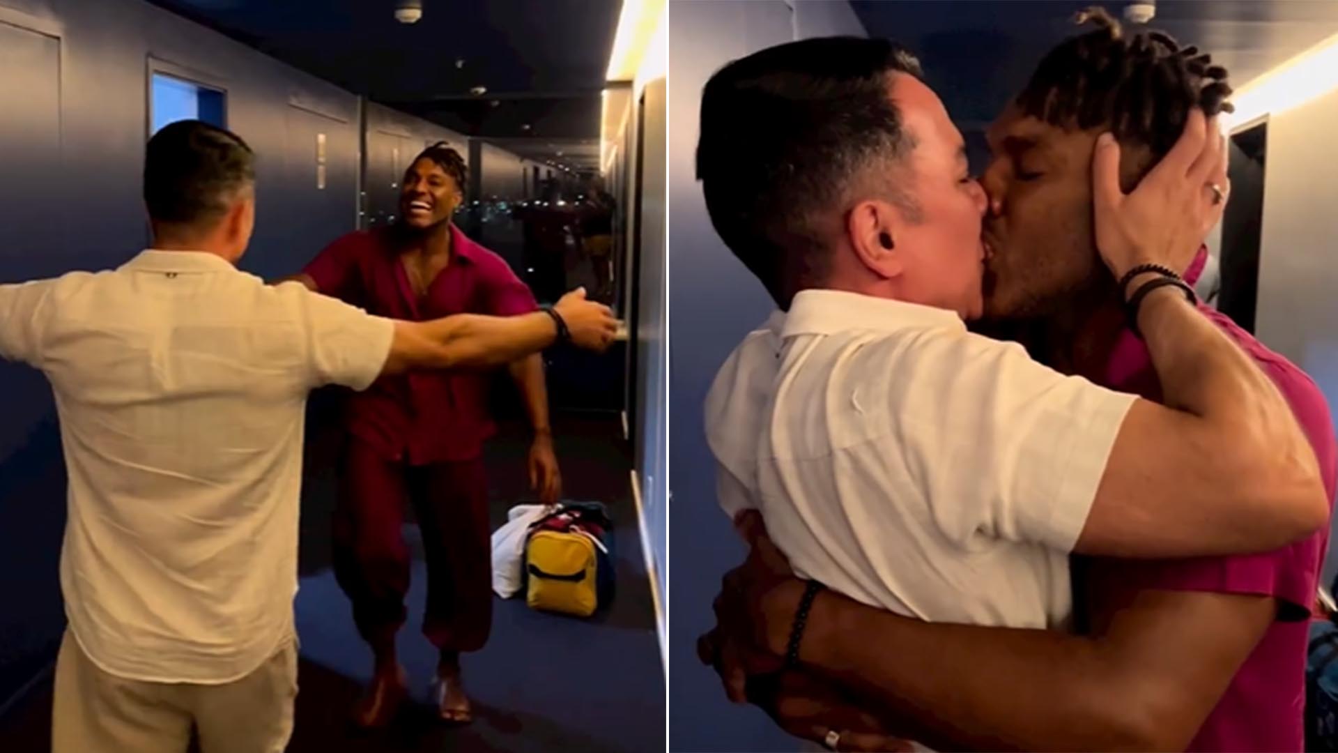 Fred Nicácio emociona ao mostrar como foi o reencontro com o marido após o BBB 23