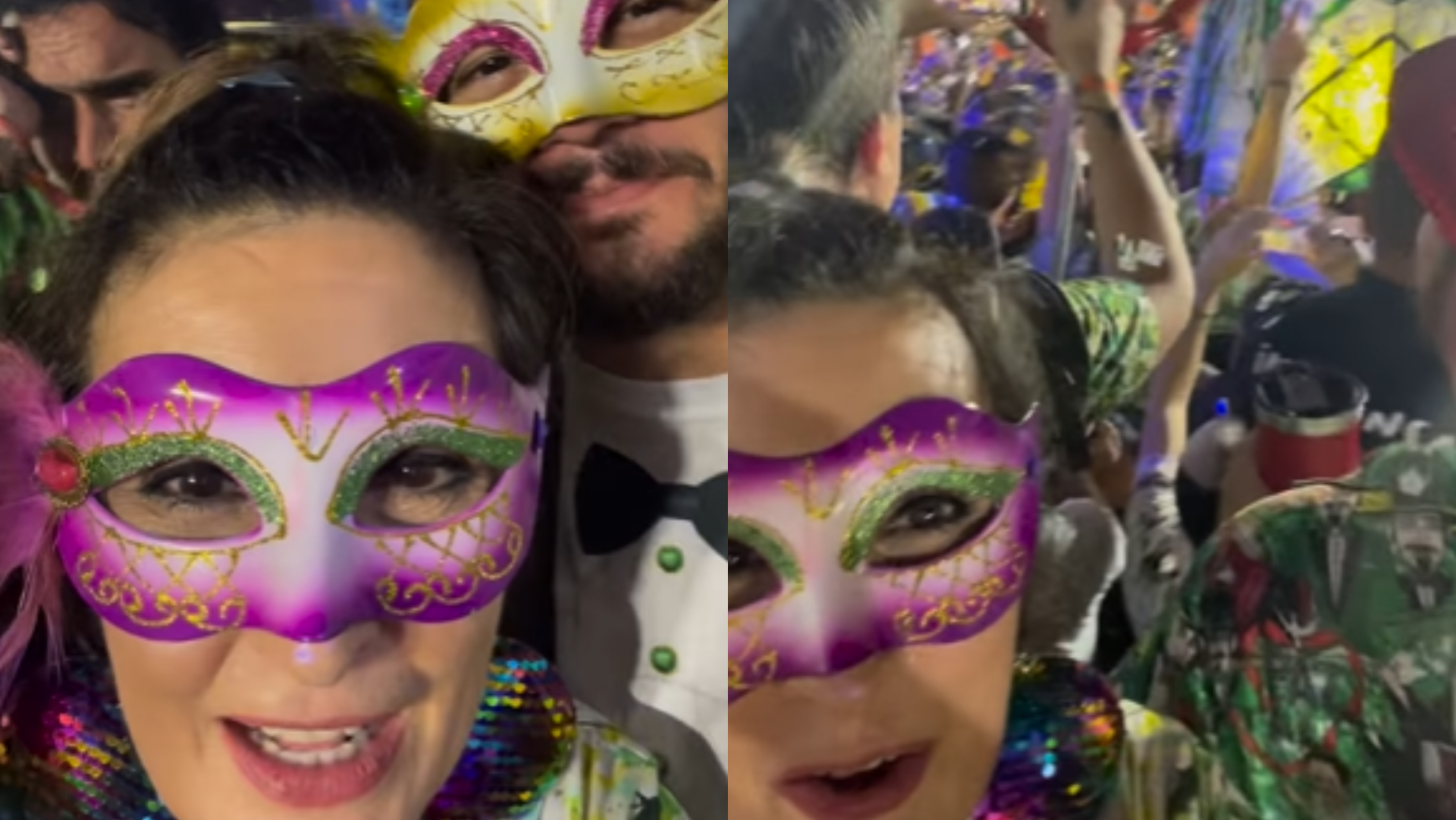 Fátima Bernardes curte Carnaval nas ruas de Olinda com Túlio Gadêlha: ”Emoção”