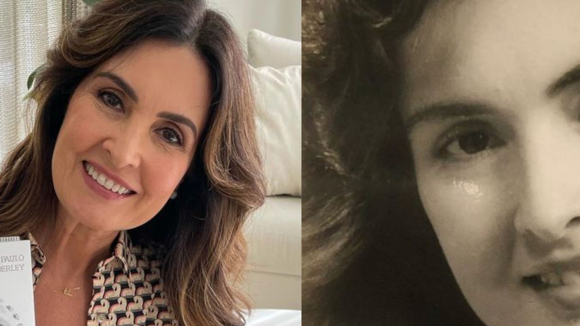 Fátima Bernardes surge novinha em clique no início de sua carreira na TV Globo: “Não mudou nada!”