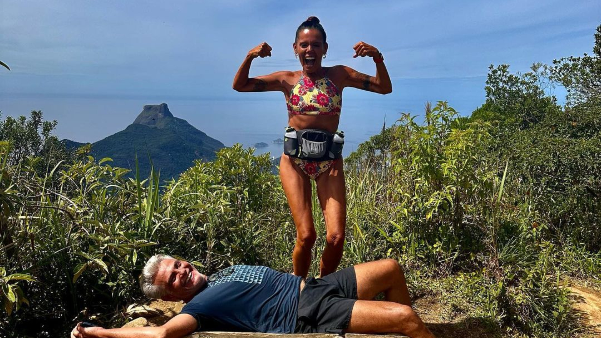 Mocita Fagundes e Tarcísio Filho comemoram novo hobbie: “mil metros”