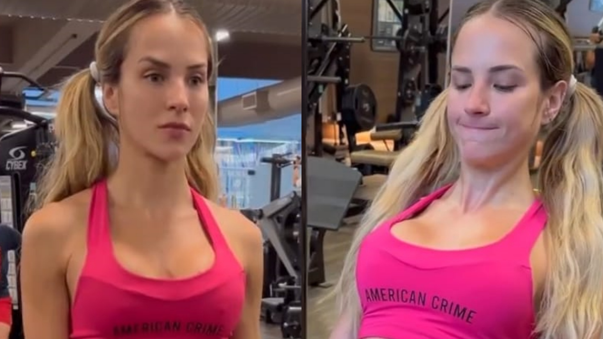 Com top e shorts, Gabi Martins chama atenção dos fãs ao exibir corpão sarado durante treino na academia