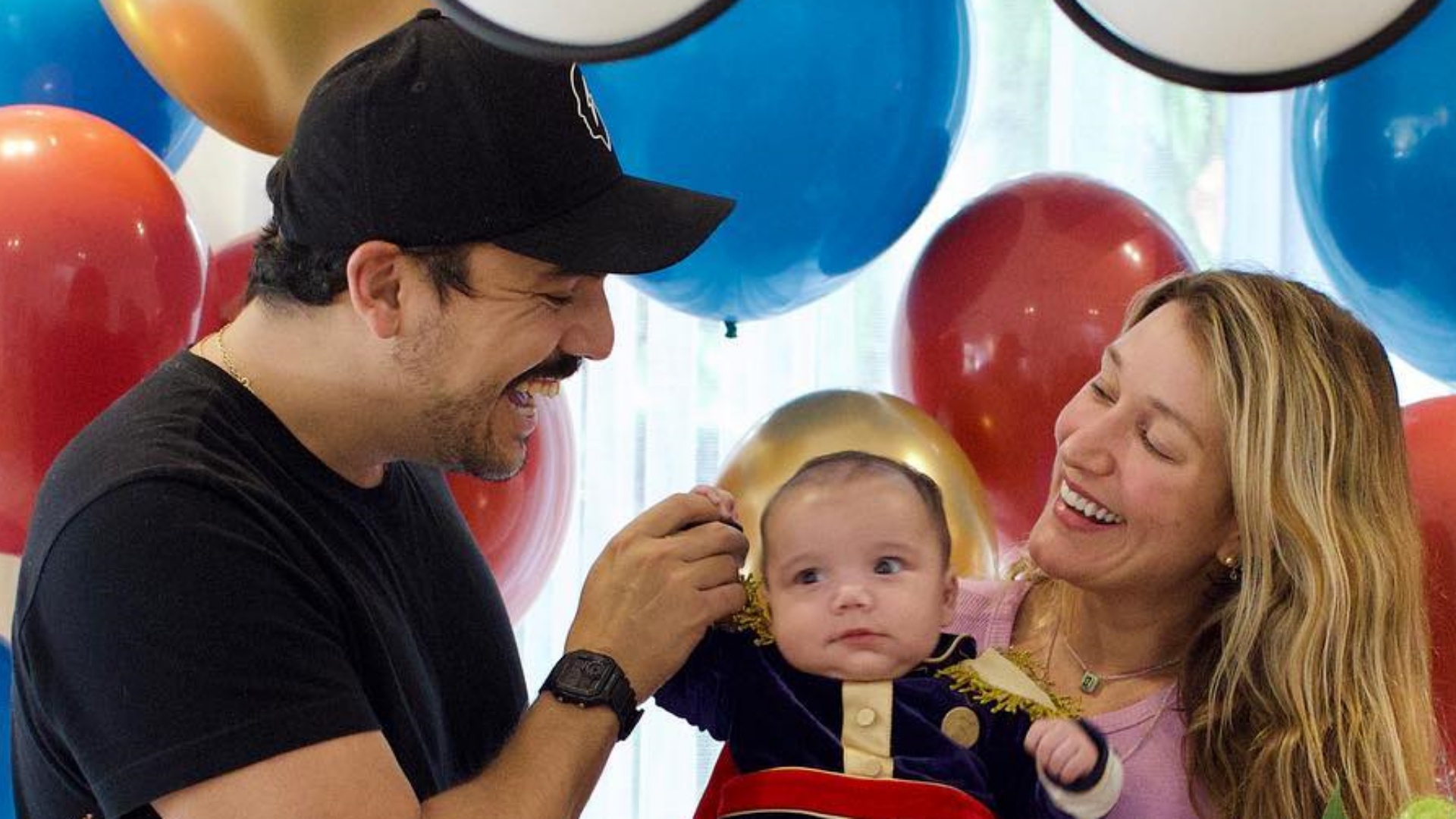 Gabriela Pugliesi mostra detalhes da festa de mesversário do filho, Lion