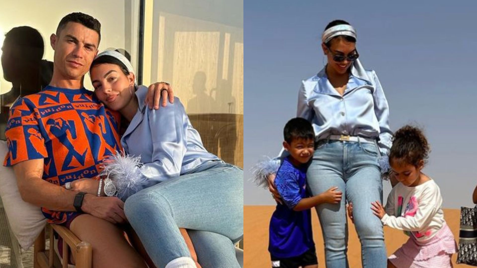 Ao lado de Cristiano Ronaldo, Georgina Rodríguez abre álbum de fotos de passeio em família