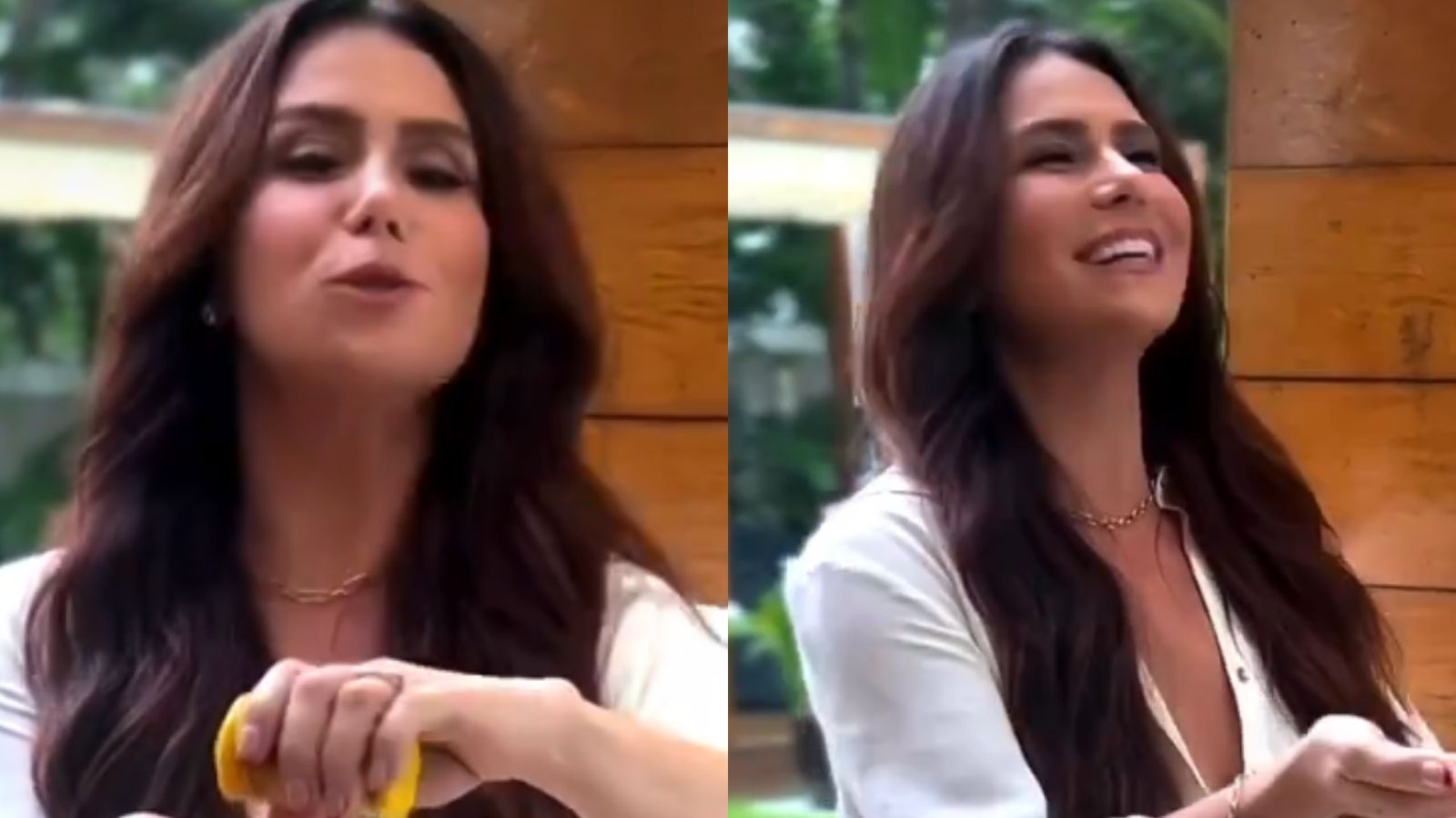 Giovanna Antonelli faz simpatia para iniciar o mês: “Vem prosperidade”