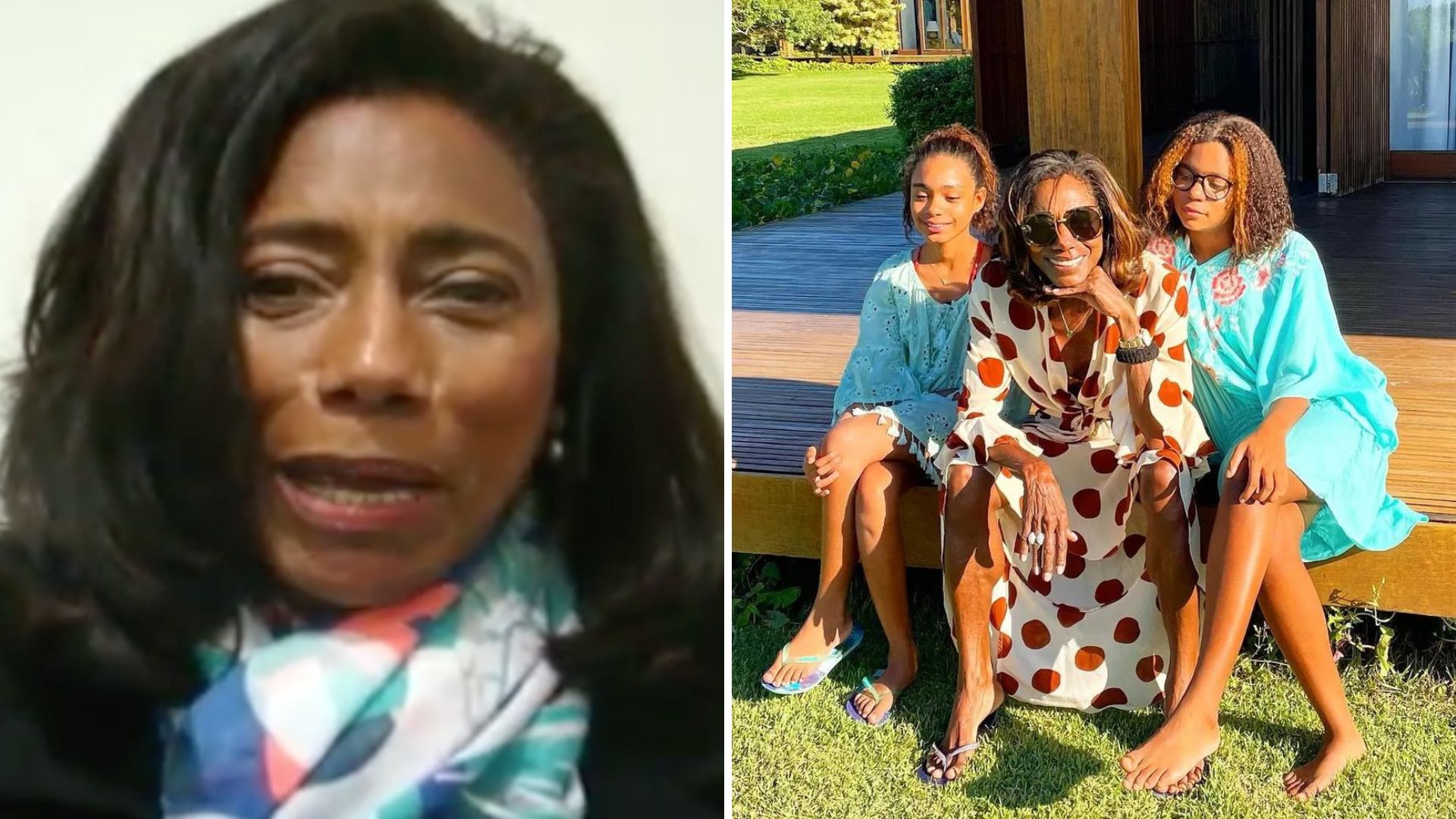 Glória Maria amamentou uma das filhas adotivas: “Momento mais bonito da minha vida”