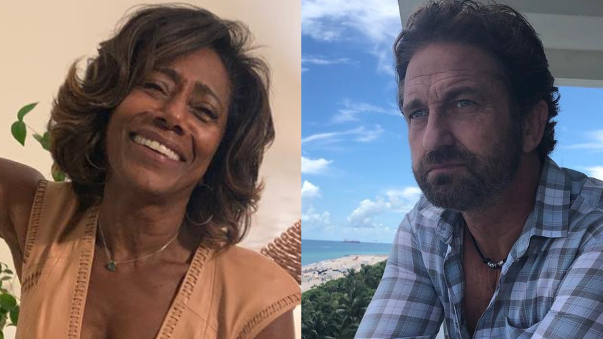 Gloria Maria teve affair com o galã escocês Gerard Butler: ”Aquele gato”