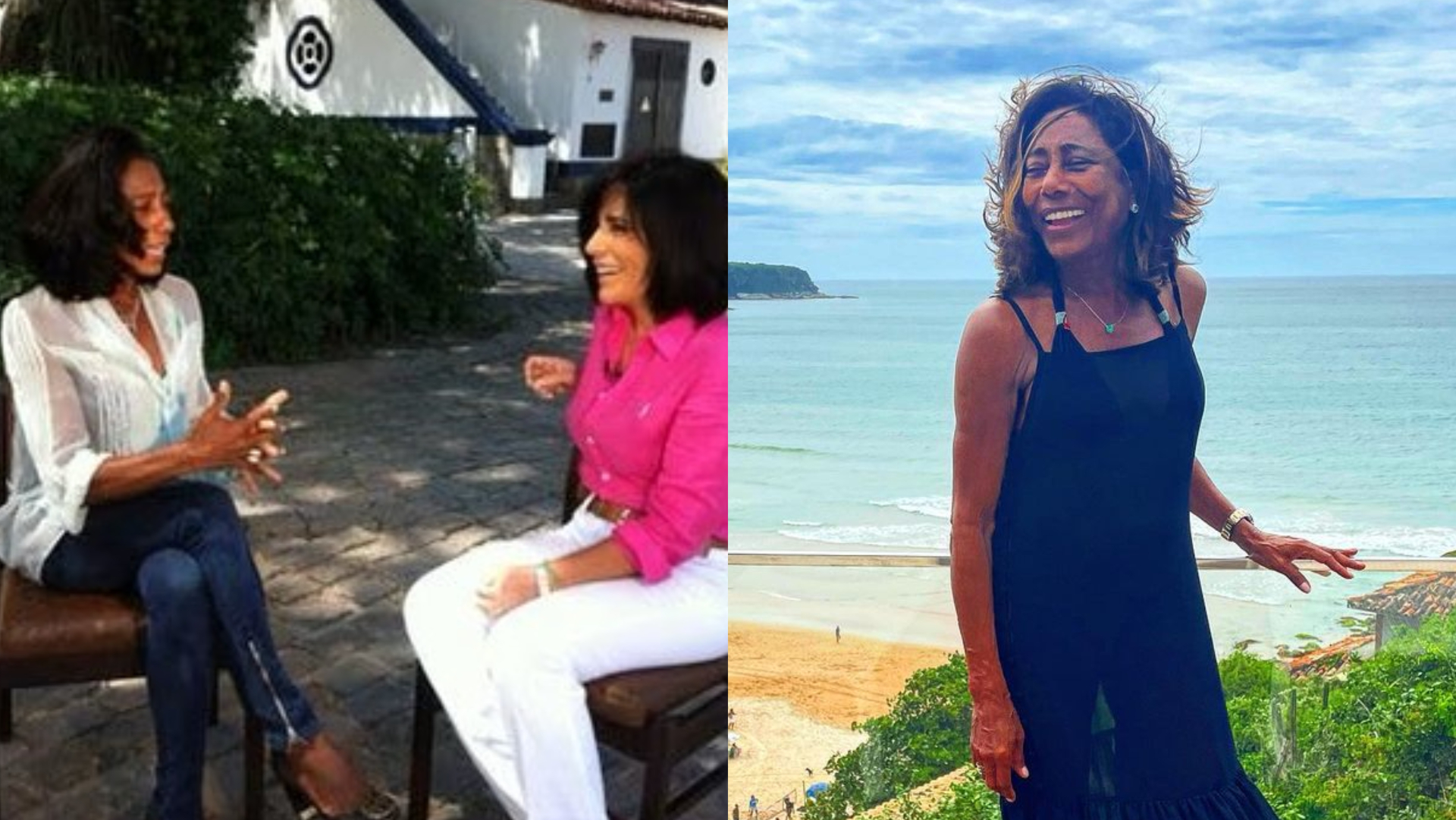 Xará, Gloria Pires relembra história com Gloria Maria: ”Sempre ríamos”