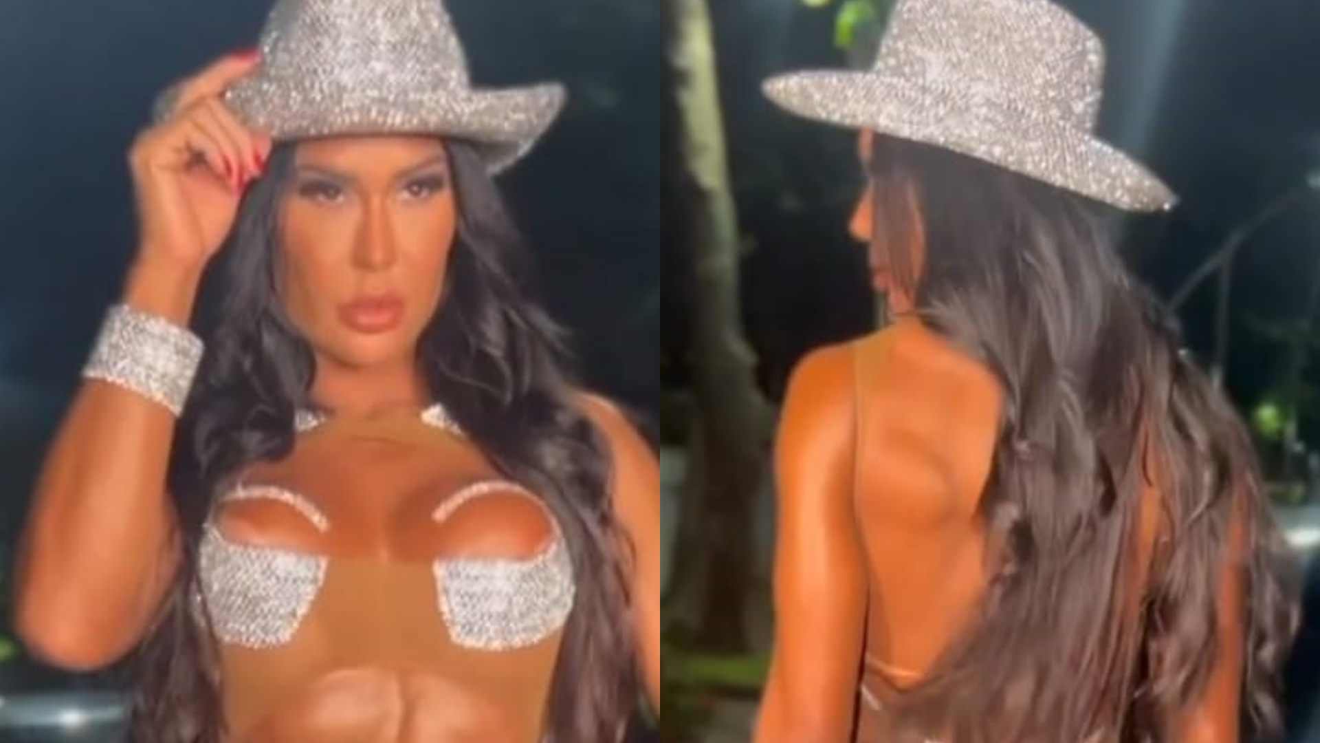 Com look minúsculo e cavado, Gracyanne Barbosa impressiona ao exibir bumbum perfeito: “É muita perfeição”