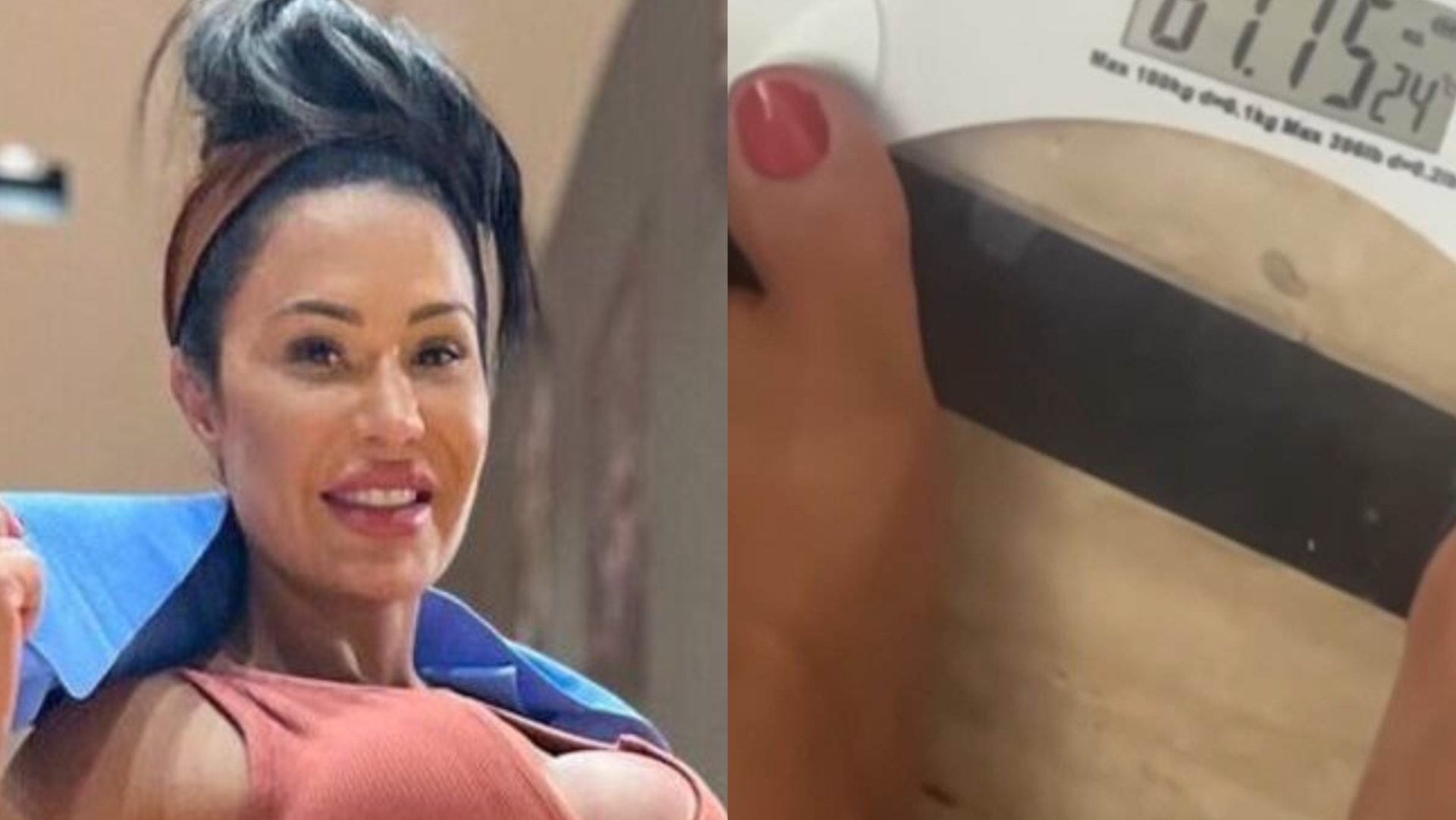 Gracyanne Barbosa reclama de seu peso: ”Não desce uma grama”